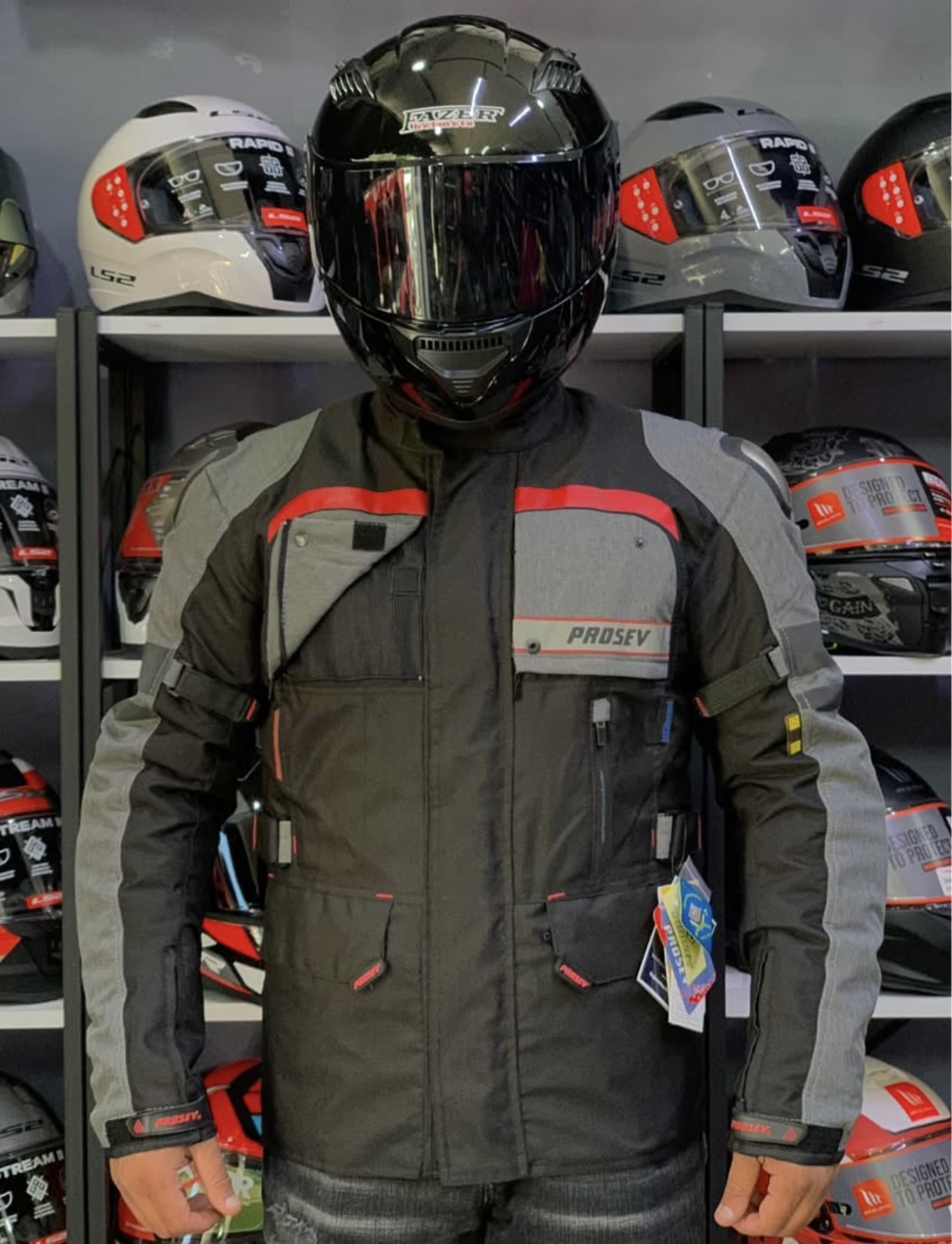  PROSEV ENDURO LONG 4 MEVSİM FULL KORUMA MOTORCU MONTU