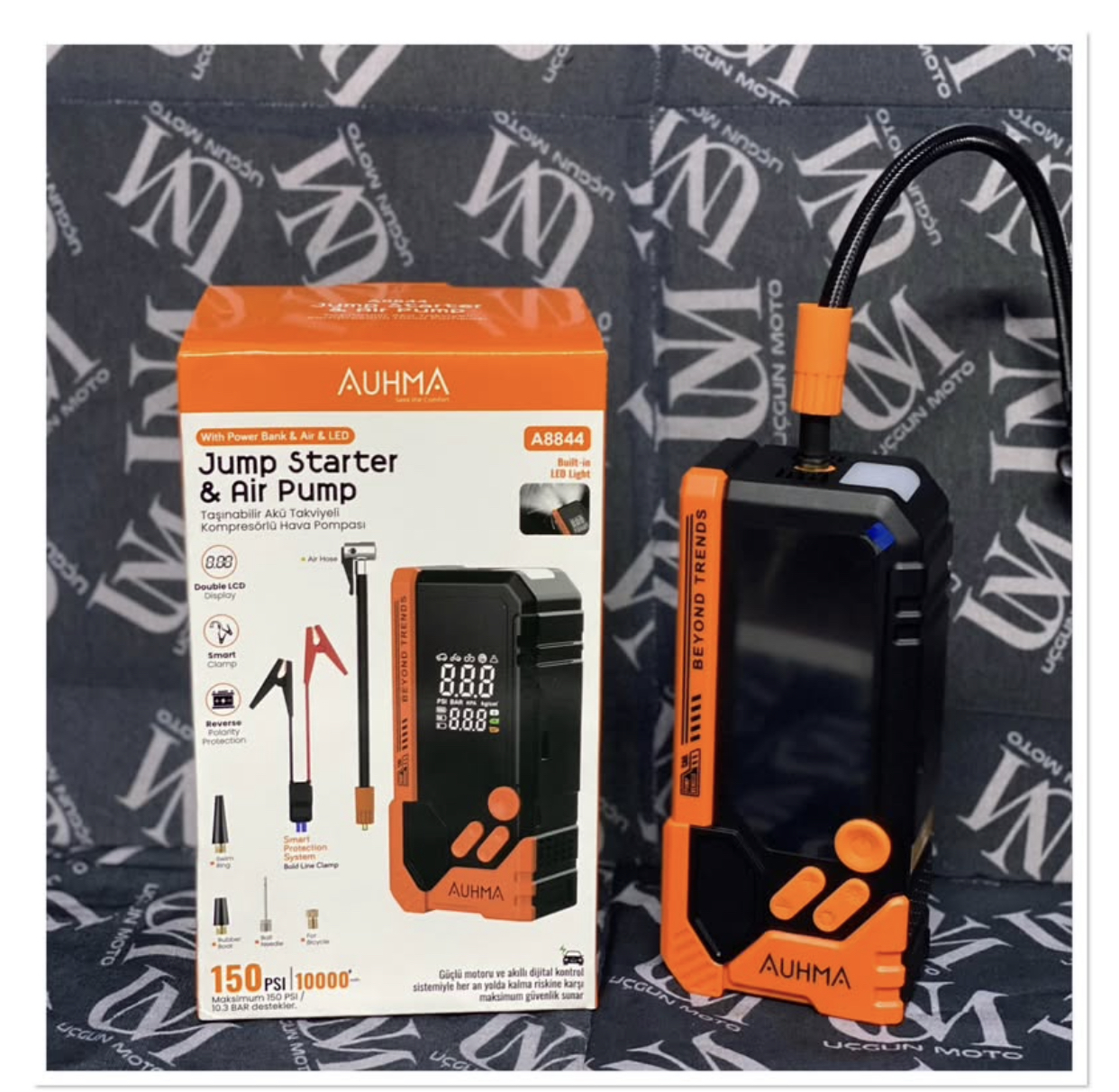 AUHMA A8844 HAVA KOMPRES&Ouml;R&Uuml; AK&Uuml; TAKVİYELİ