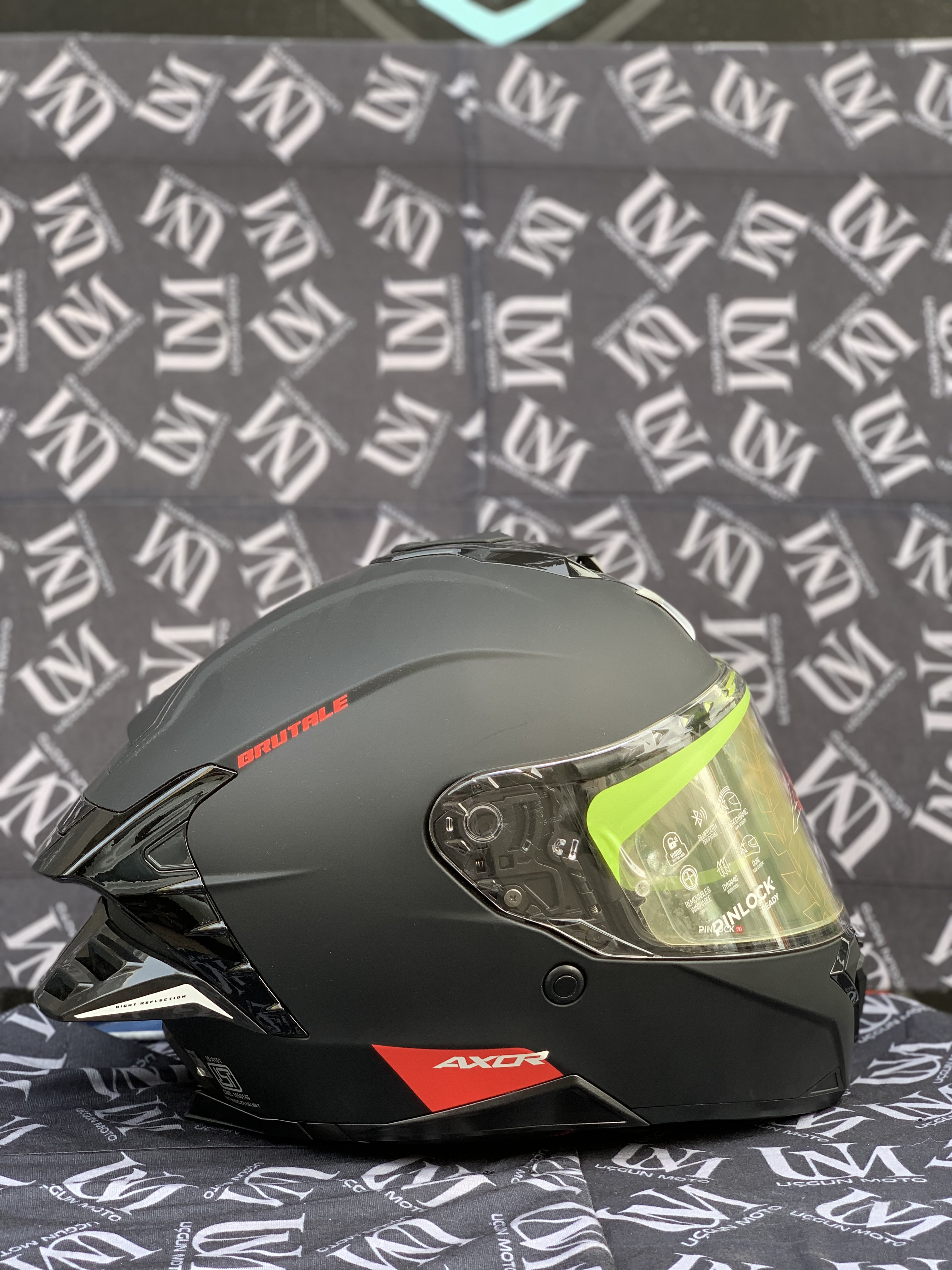  NAKİTE &Ouml;ZEL ŞOK KAMPANYA SINIRLI STOK AXOR BRUTALE G&Uuml;NEŞ G&Ouml;ZL&Uuml;KL&Uuml; FULLFACE KASK