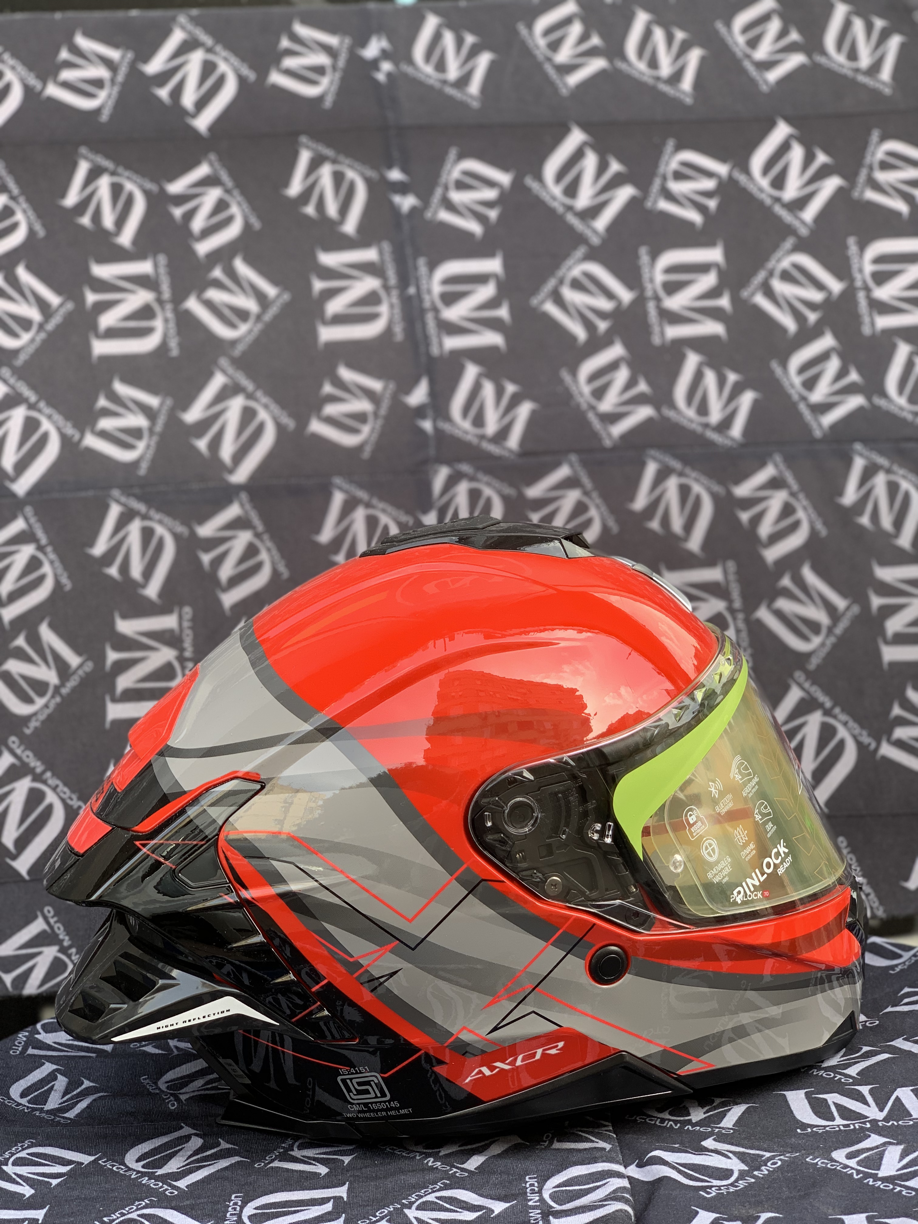  NAKİTE &Ouml;ZEL ŞOK KAMPANYA SINIRLI STOK AXOR BRUTALE G&Uuml;NEŞ G&Ouml;ZL&Uuml;KL&Uuml; FULLFACE KASK