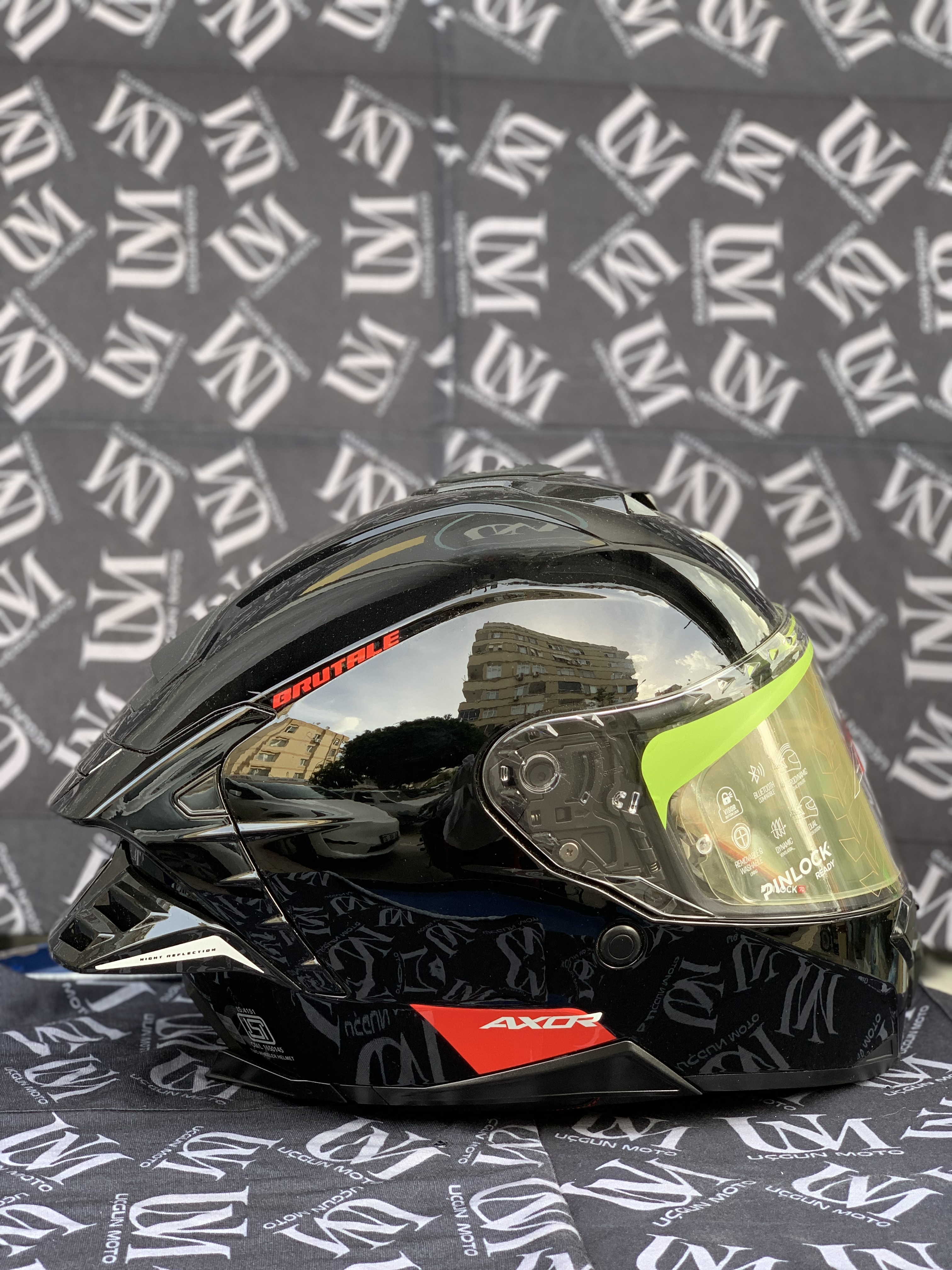  NAKİTE &Ouml;ZEL ŞOK KAMPANYA SINIRLI STOK AXOR BRUTALE G&Uuml;NEŞ G&Ouml;ZL&Uuml;KL&Uuml; FULLFACE KASK