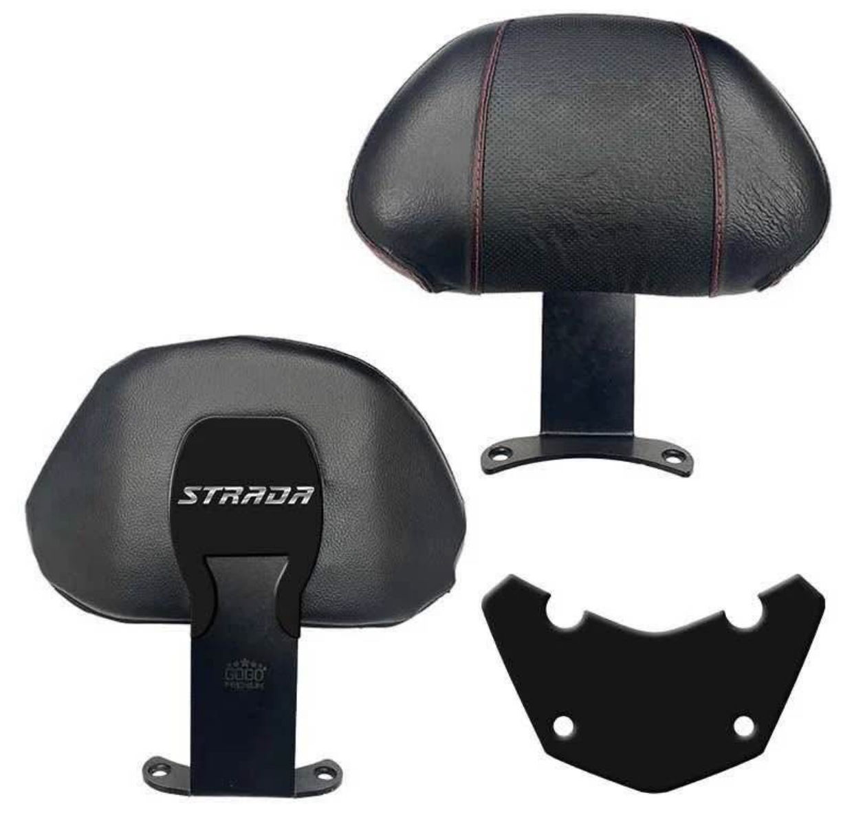 GOGO MONDİAL STRADA 125 2022 - 2024 UYUMLU KIRMIZI DESEN SİSSY BAR