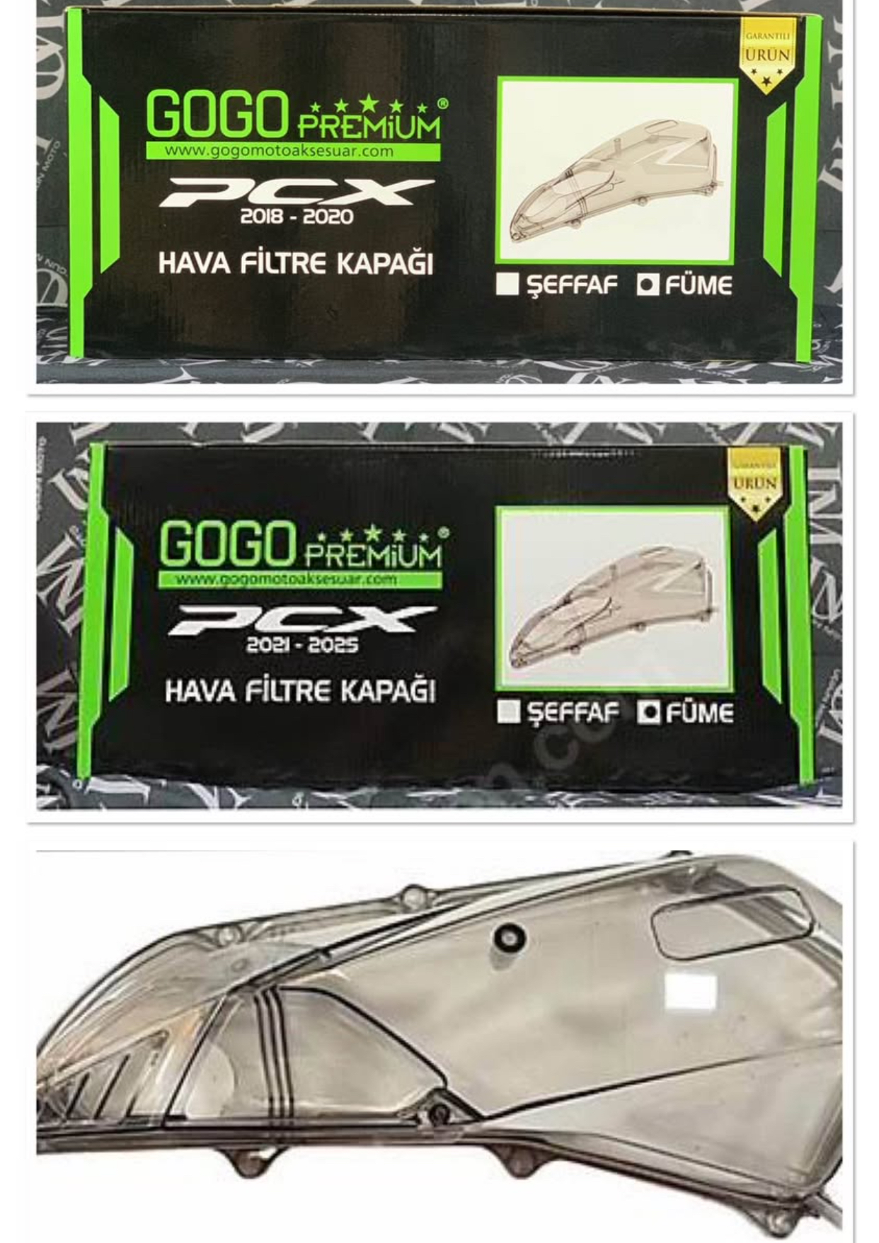 GOGO PCX 2018/2020 UYUMLU HAVA FİLTRE KAPAĞI F&Uuml;ME 