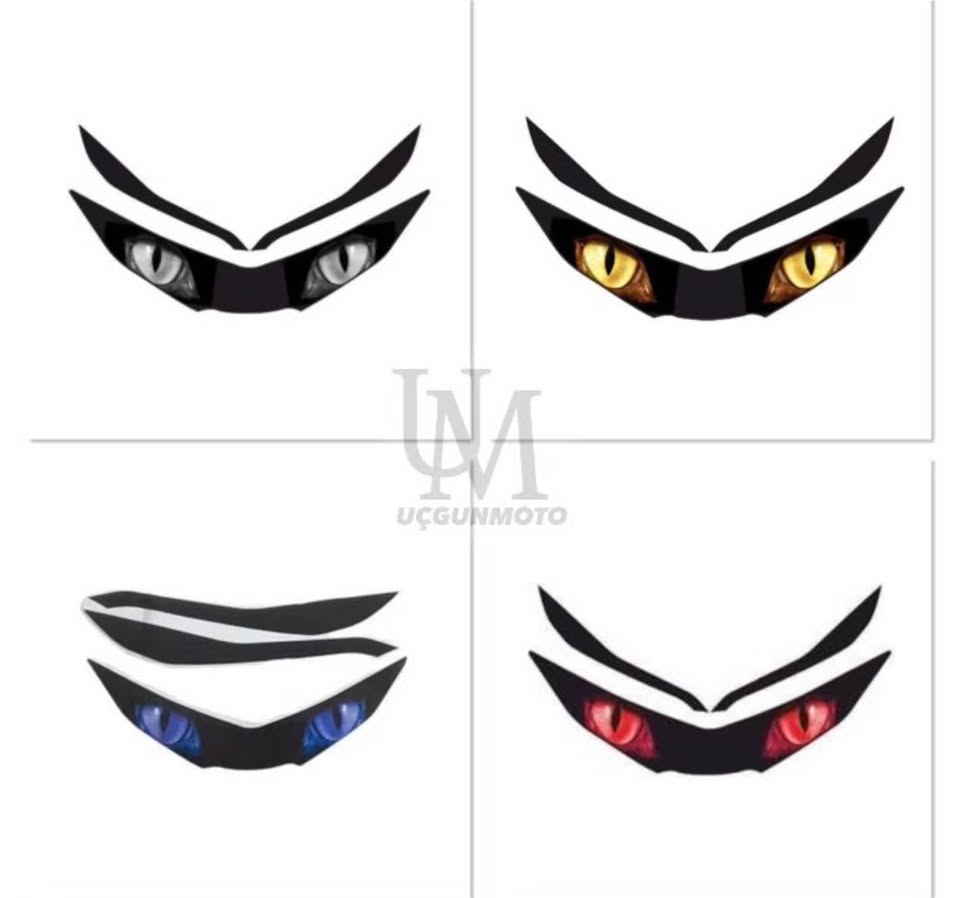 GOGO PCX FAR STİCKER + FAR KAŞI