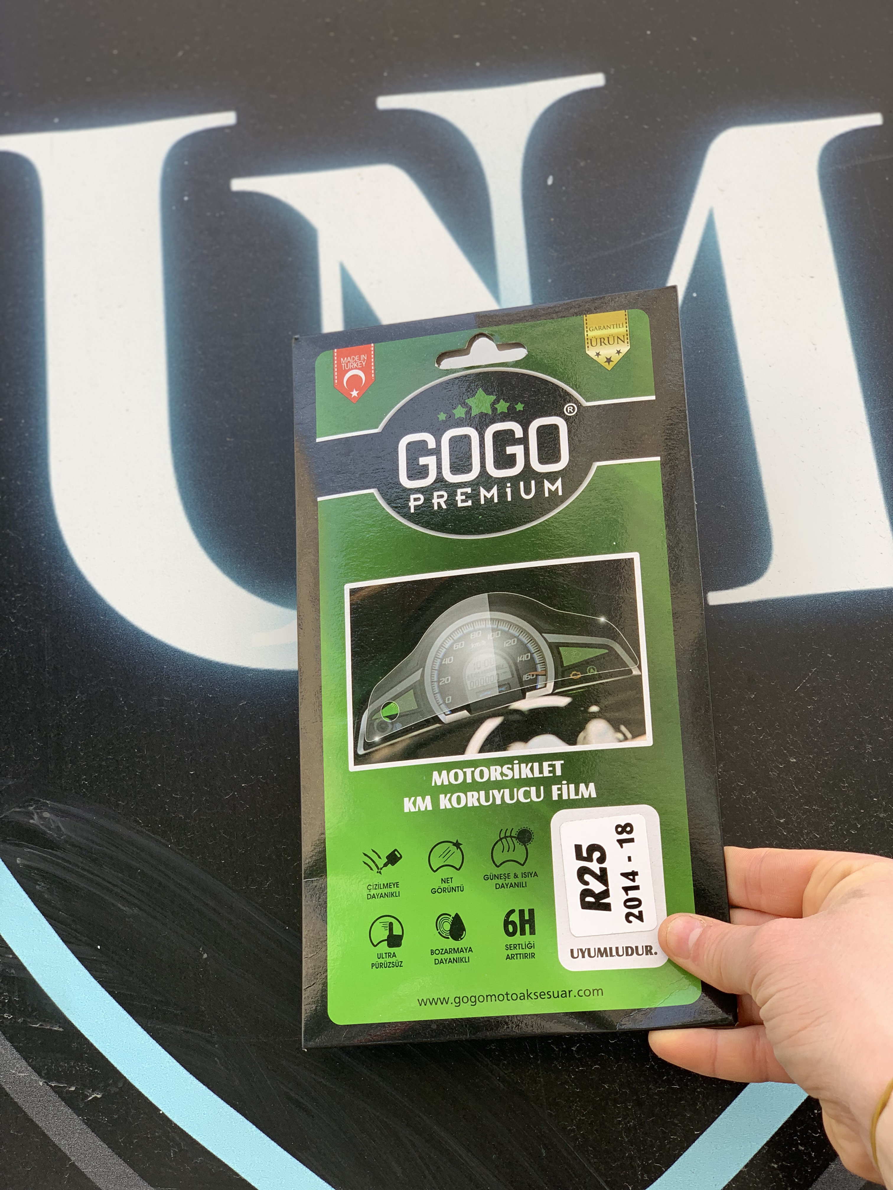 GOGO R25 2014-2018 UYUMLU KM KORUYUCU 