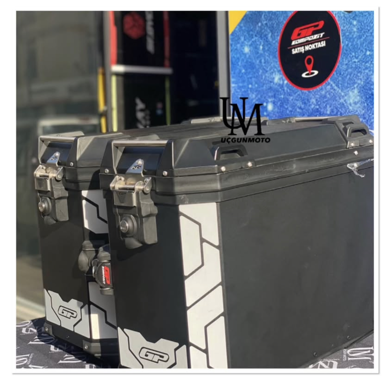 GP KOMPOZİT ALİMİNYUM 40 LİTRE İKİLİ YAN &Ccedil;ANTA