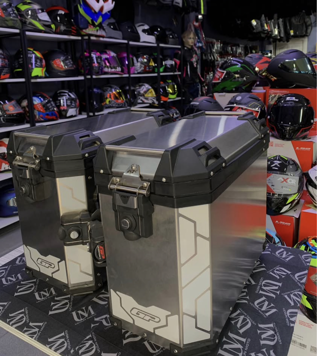 GP KOMPOZİT ALİMİNYUM 40 LİTRE İKİLİ YAN &Ccedil;ANTA