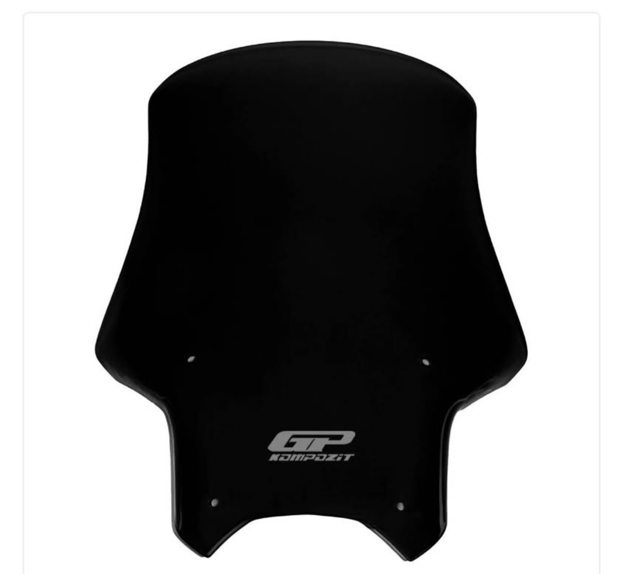 GP Kompozit CF Moto 250 NK 2018-2022 Uyumlu &Ouml;n Cam Siyah 49 cm