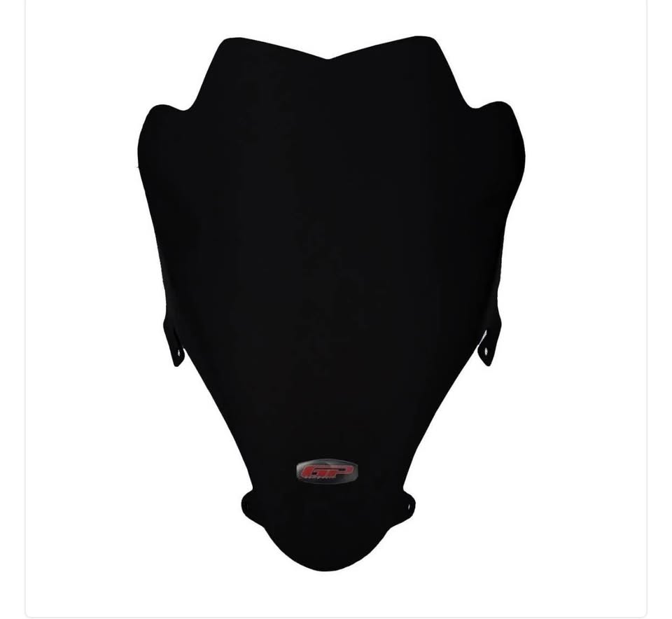 GP Kompozit Honda PCX 125 / 150 2018-2020 Uyumlu Spor &Ouml;n Cam Siyah 52cm