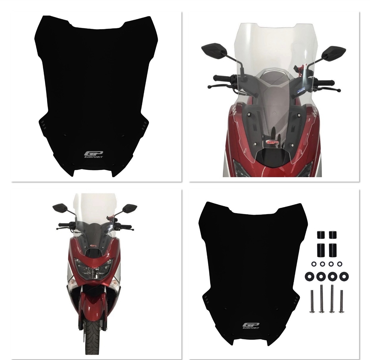 GP KOMPOZİT NMAX 2015 2020 59cm &Ouml;N CAM