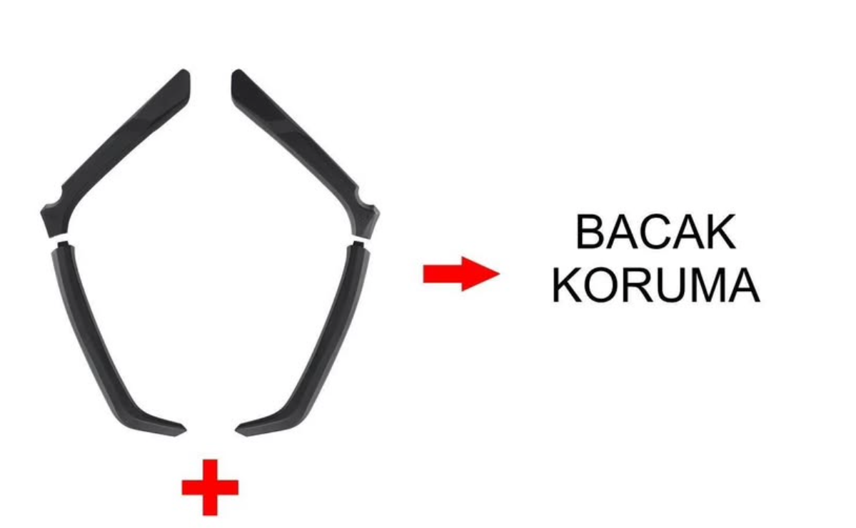 GP KOMPOZİT NMAX 2015 2020 BACAK KORUMA 