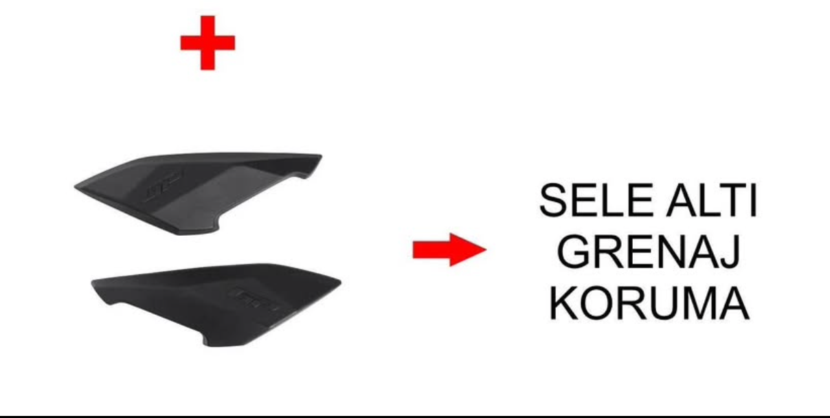 GP KOMPOZİT NMAX 2015/2020 UYUMLU SELE ALTI GRENAJ KORUMA 