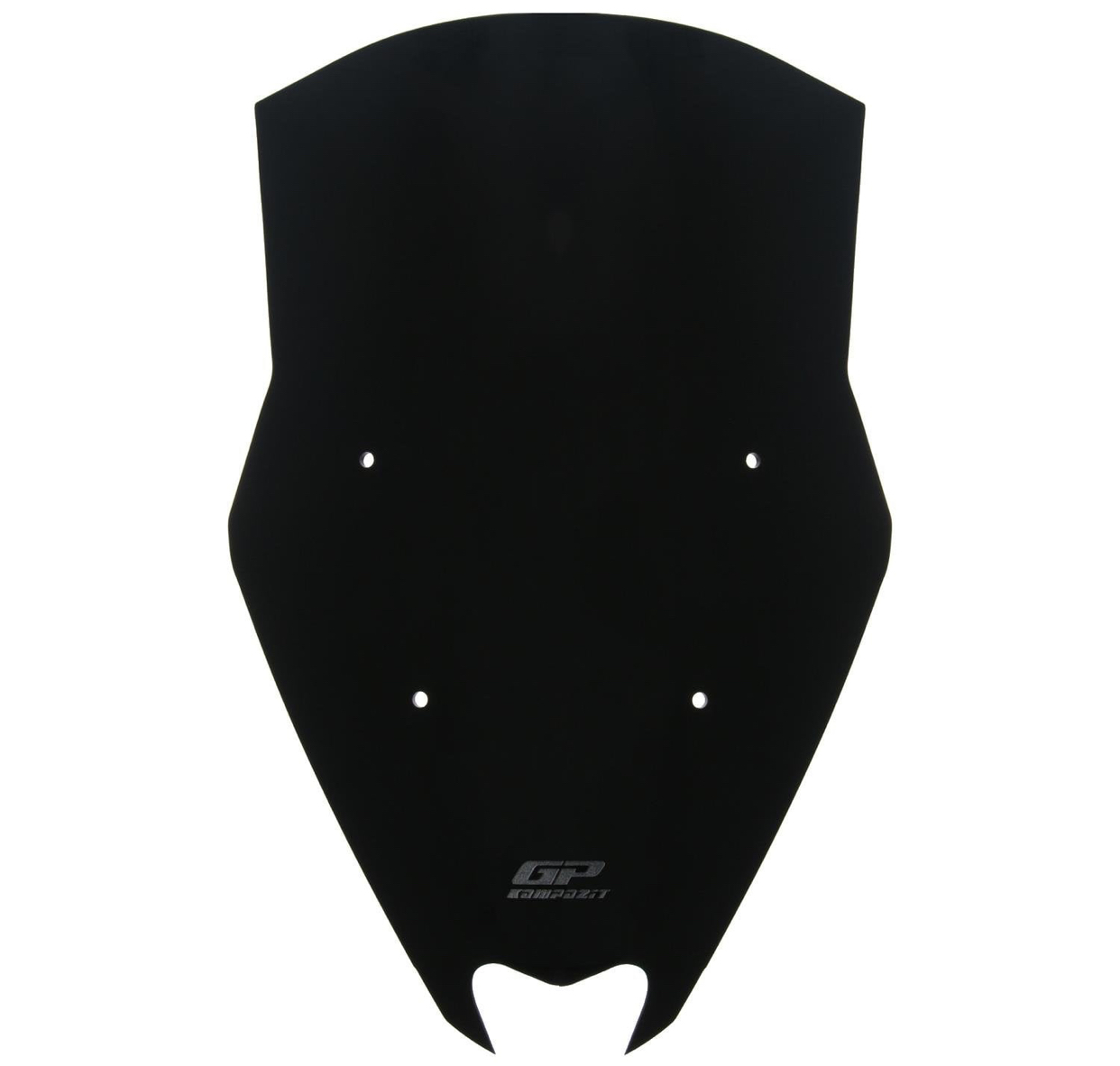 GP Kompozit Yamaha NMAX 125 / 155 2015-2020 Uyumlu Kısa &Ouml;n Cam siyah  47 cm