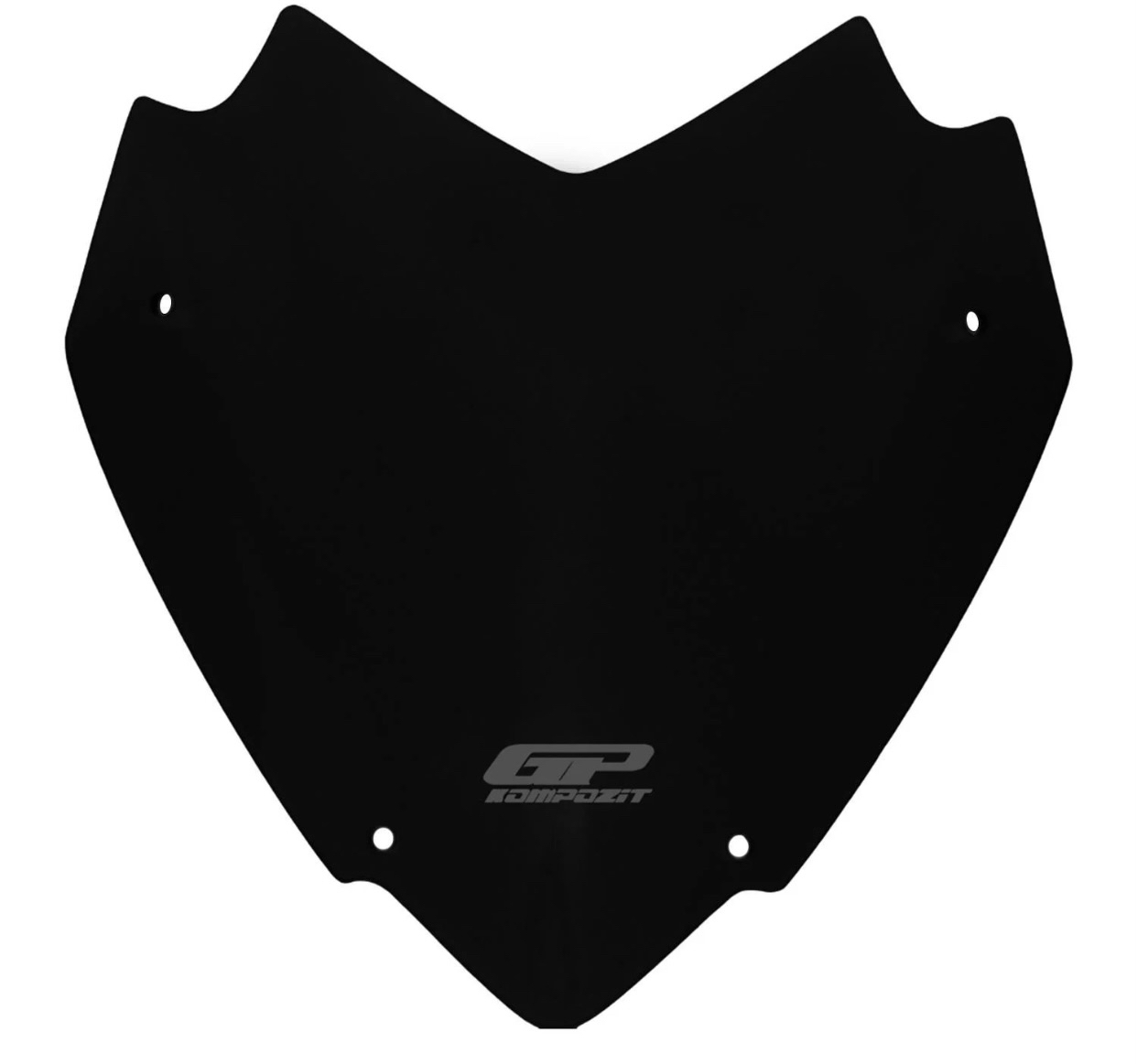 GP Kompozit Yamaha XMAX 2018-2023 Uyumlu Spor &Ouml;n Cam Siyah 34cm