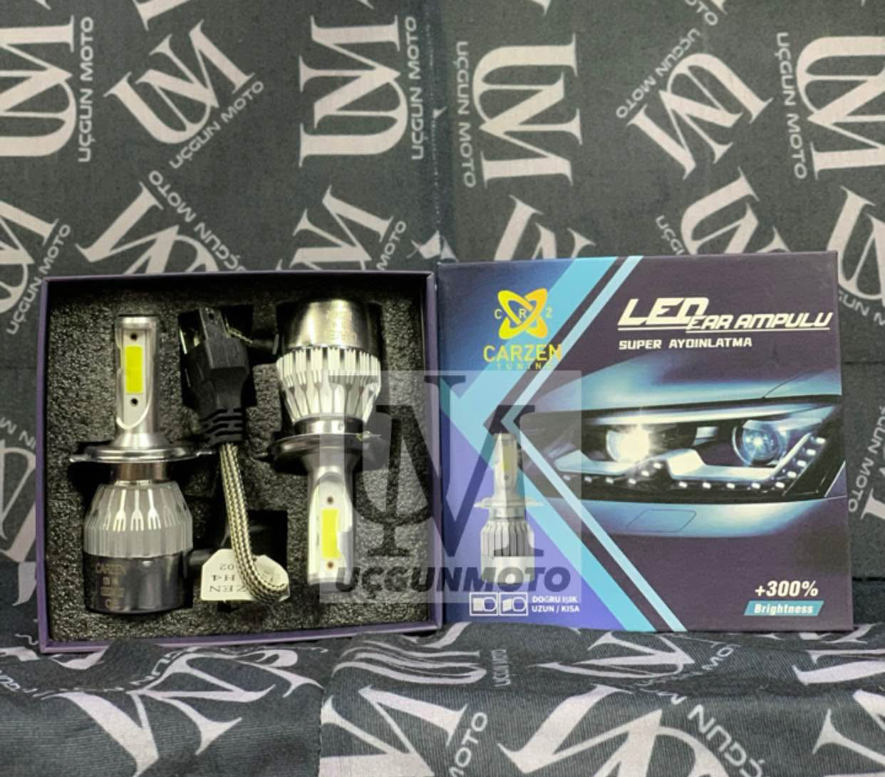 H7 ZENON LED FAR LAMBASI MAVİ