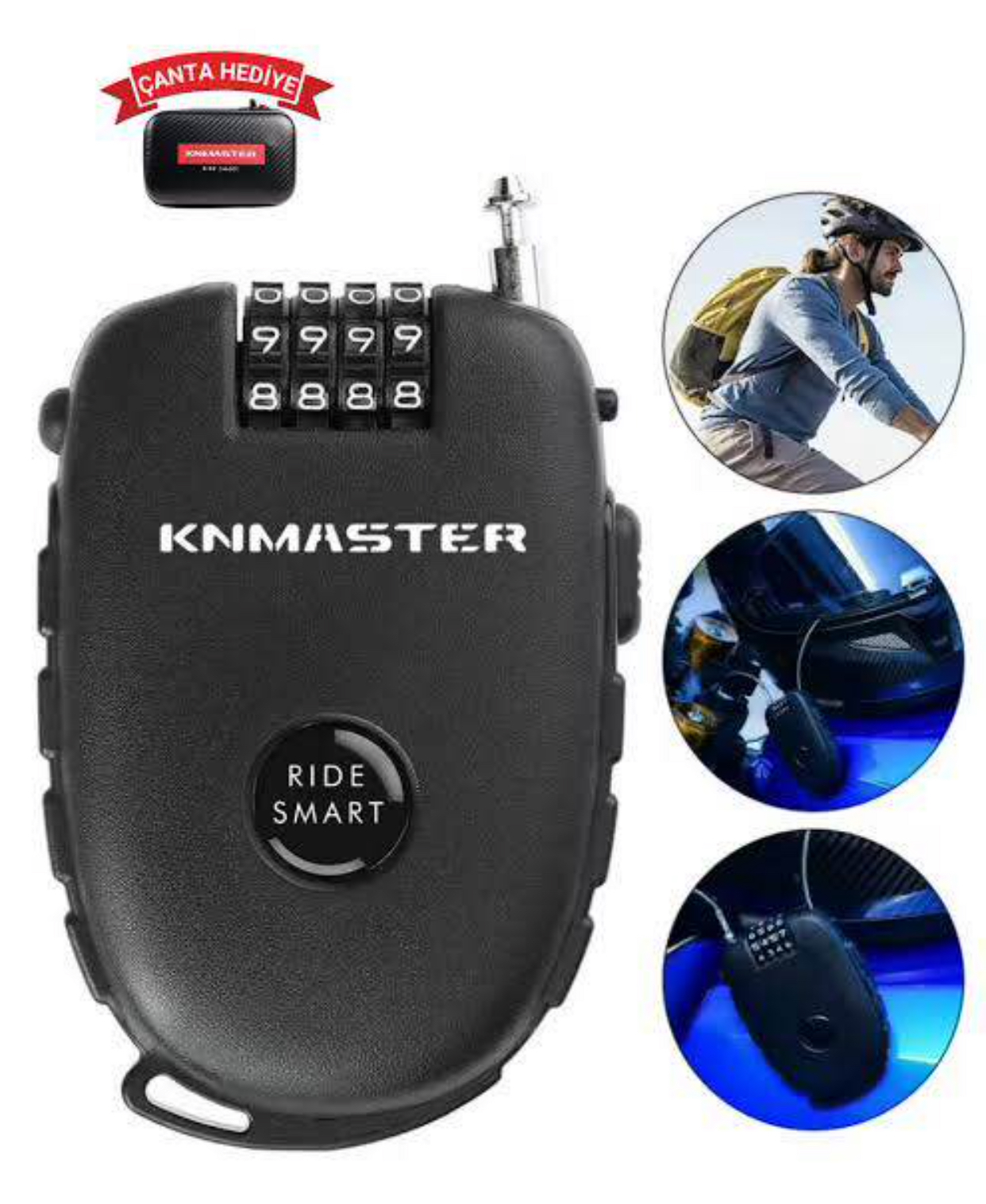 Knmaster HL200 Motosiklet Kaskı Kilidi