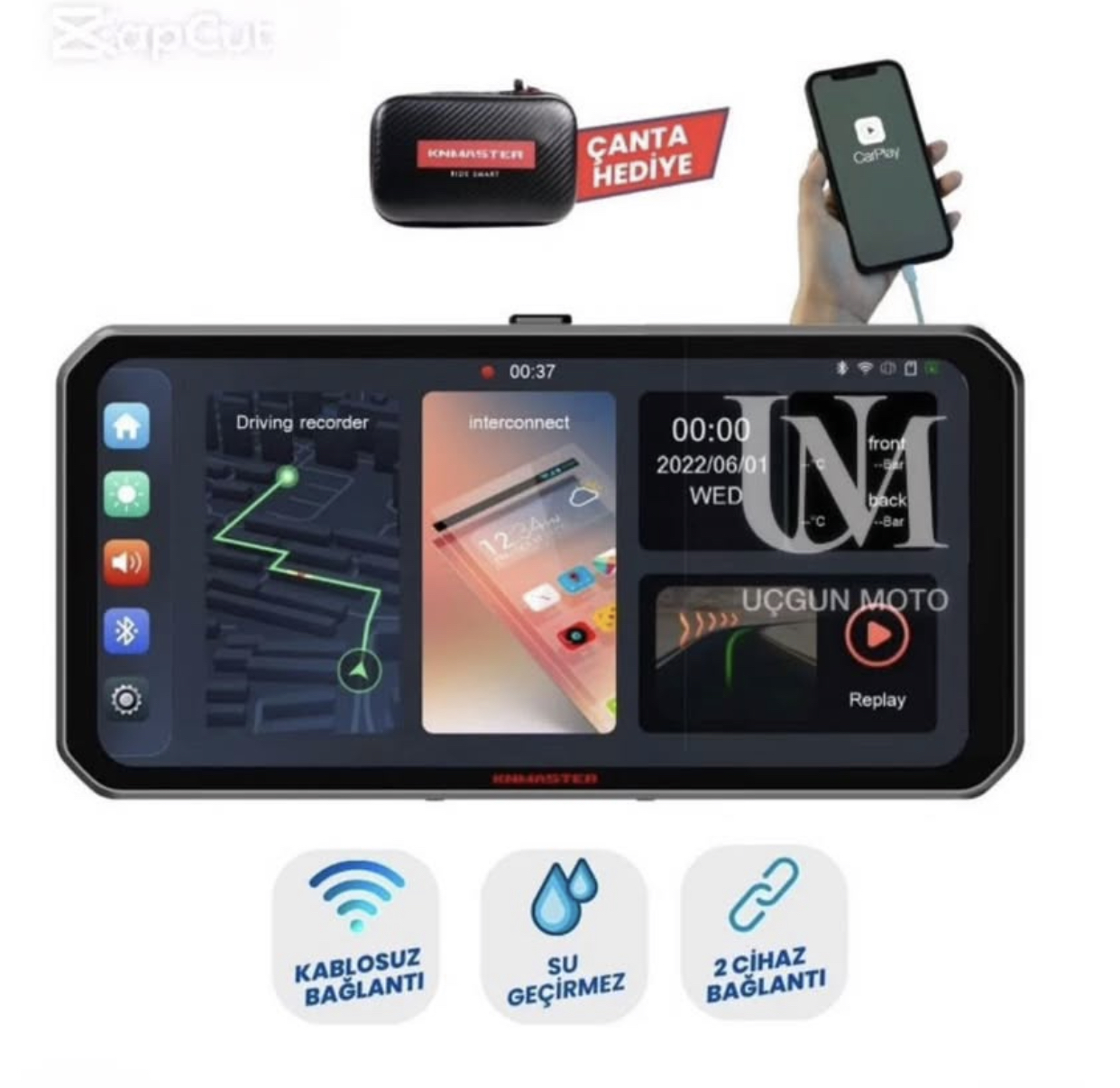 KNMASTER MOTOPLAY 1000 EKRAN