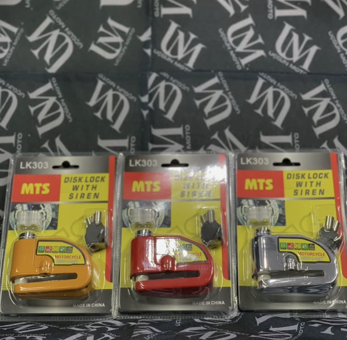 MTS ALARMLI &Ccedil;ELİK DİSK KİLİDİ 