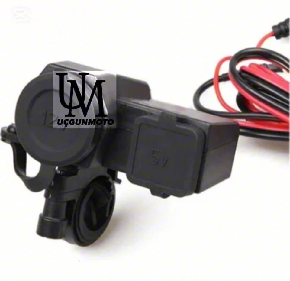 MTS WUPP3 USB ŞARJ ALETLİ 2X USB &Ccedil;IKIŞLI MOTOSİKLET &Ccedil;AKMAKLIK
