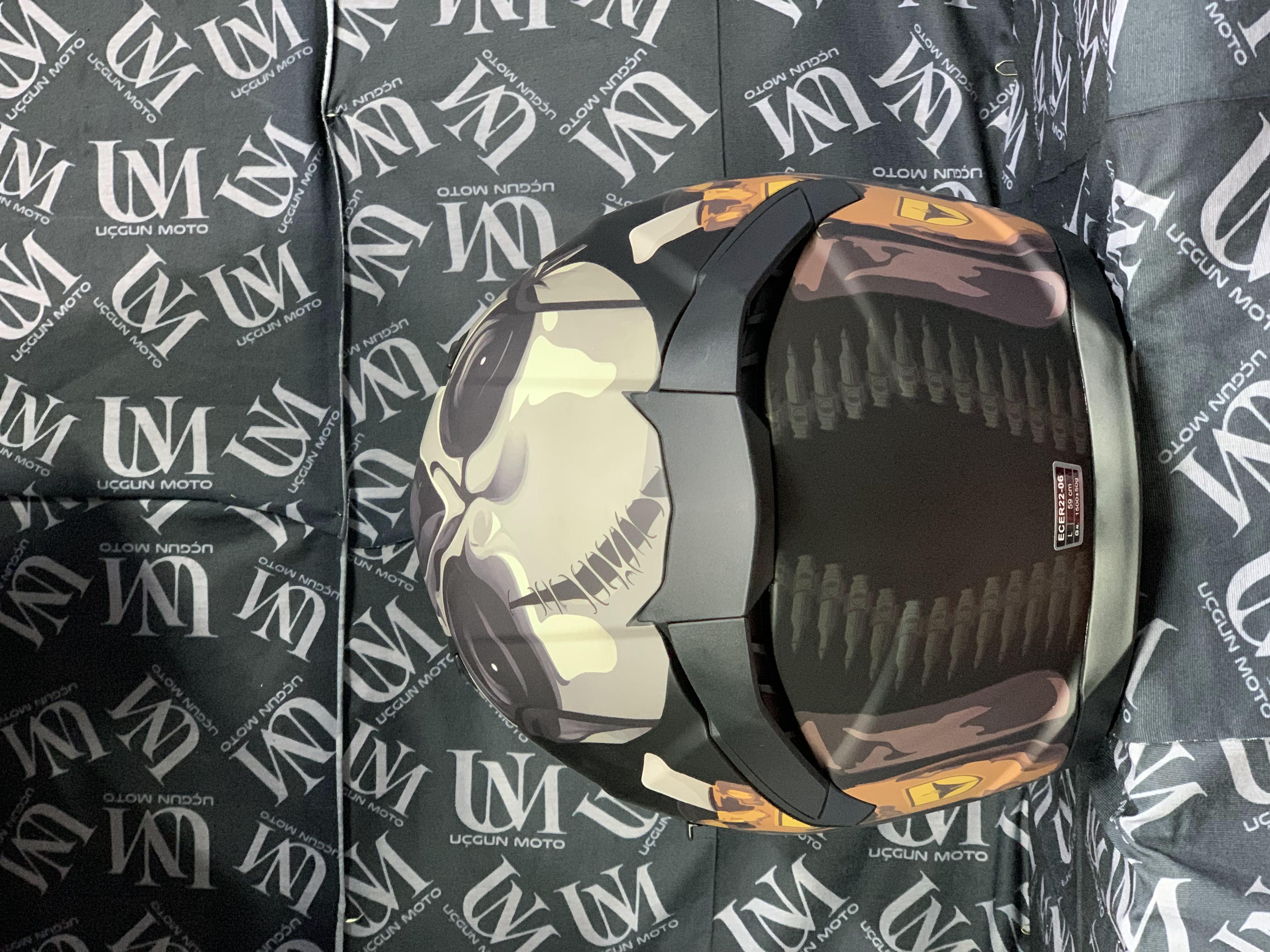 MTS-910 G&Uuml;NEŞ G&Ouml;ZL&Uuml;KL&Uuml; FULLFACE KASK