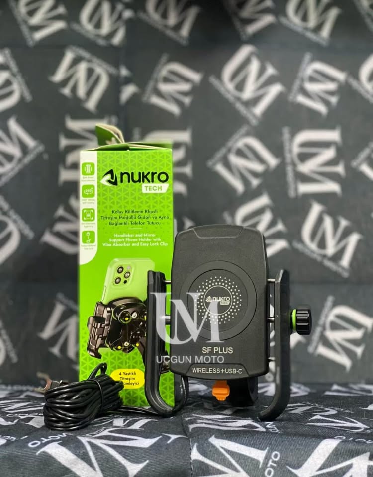 NUKRO TECH SF PLUS ŞARJLI TELEFON TUTUCU