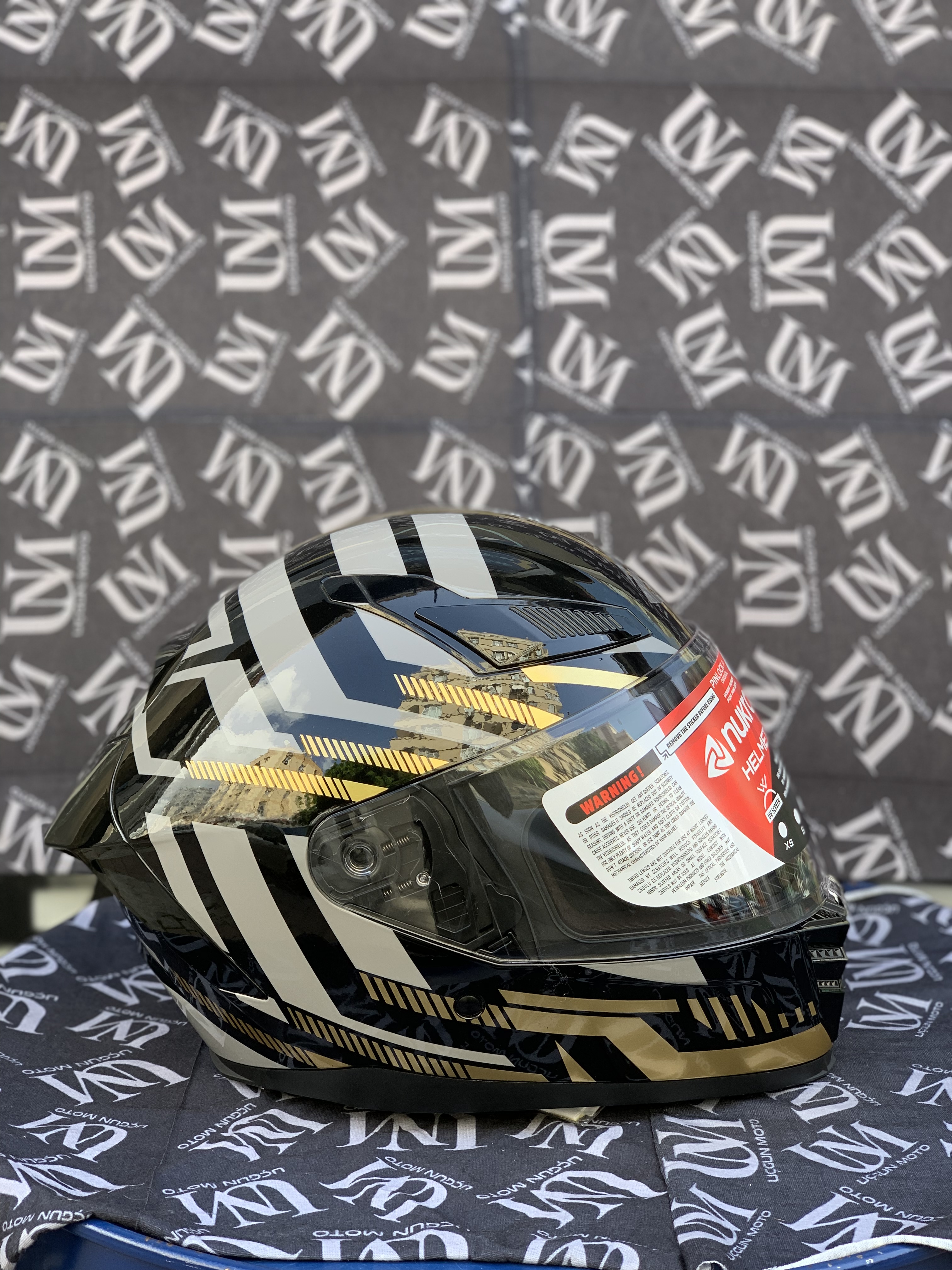 NUKROTECH YM-853 G&Uuml;NEŞ G&Ouml;ZL&Uuml;KL&Uuml; FULLFACE KASK 