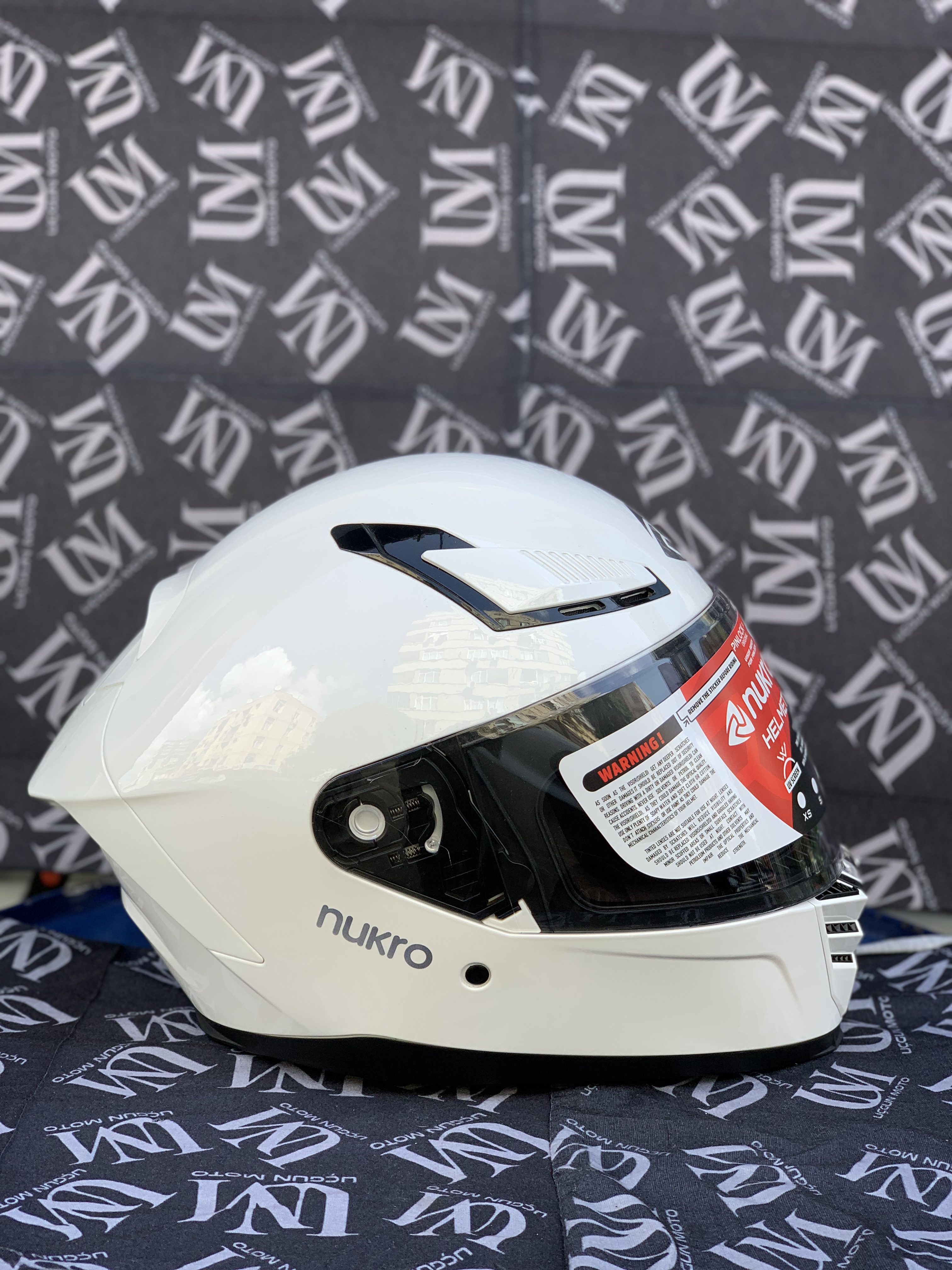 NUKROTECH YM-853 G&Uuml;NEŞ G&Ouml;ZL&Uuml;KL&Uuml; FULLFACE KASK