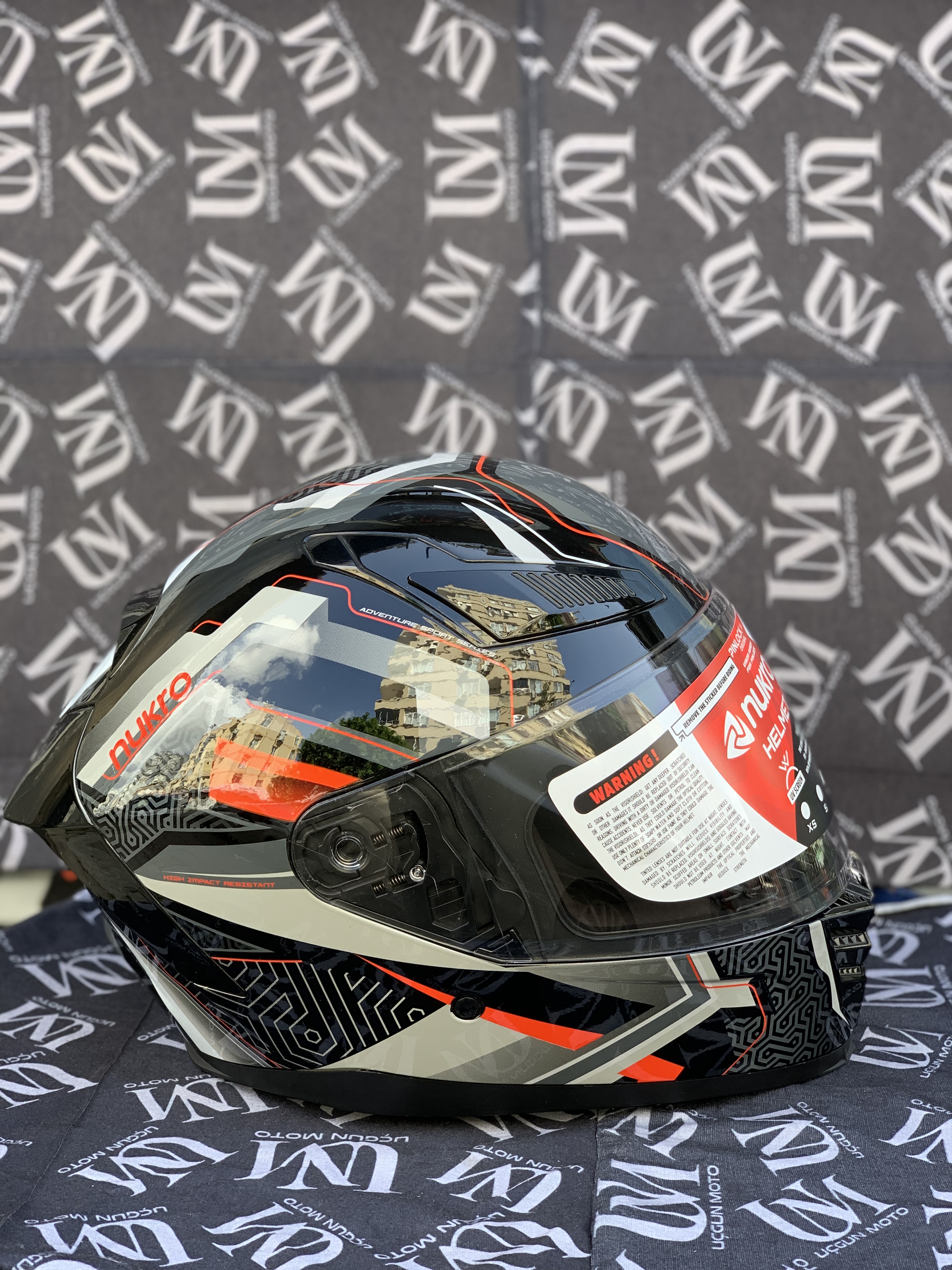 NUKROTECH YM-853 G&Uuml;NEŞ G&Ouml;ZL&Uuml;KL&Uuml; FULLFACE KASK