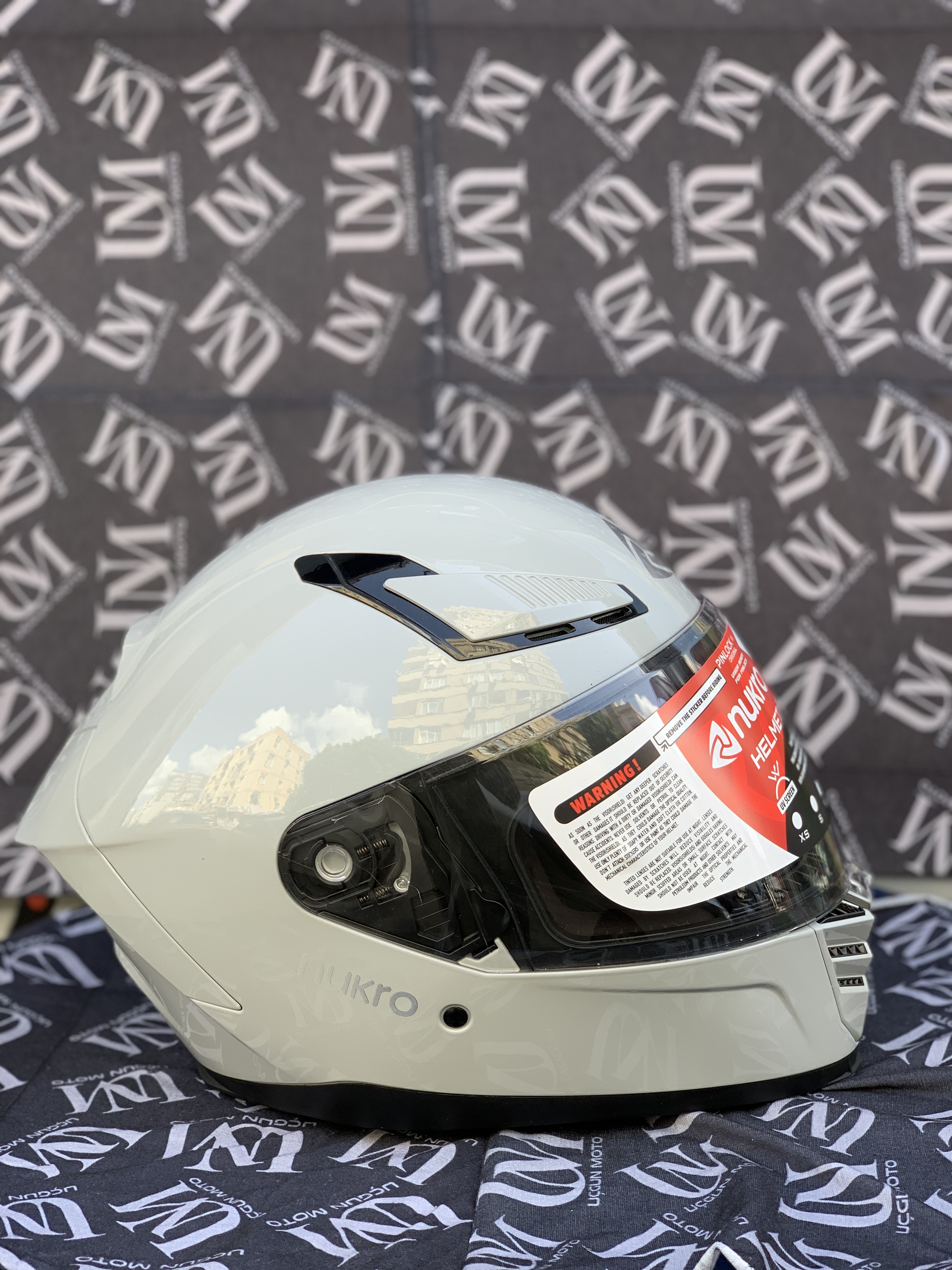 NUKROTECH YM-853 G&Uuml;NEŞ G&Ouml;ZL&Uuml;KL&Uuml; FULLFACE KASK
