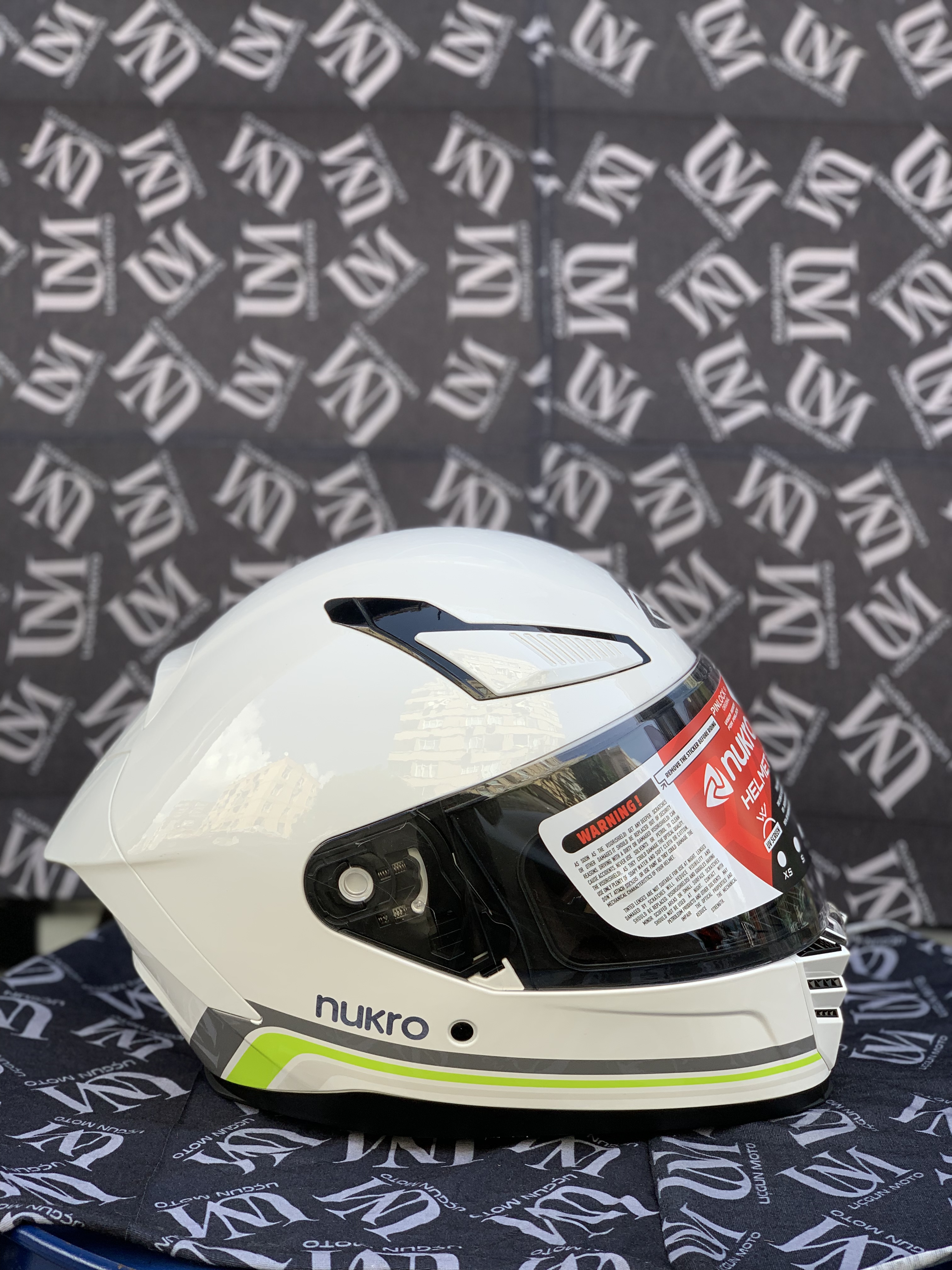 NUKROTECH YM-853 G&Uuml;NEŞ G&Ouml;ZL&Uuml;KL&Uuml; FULLFACE KASK