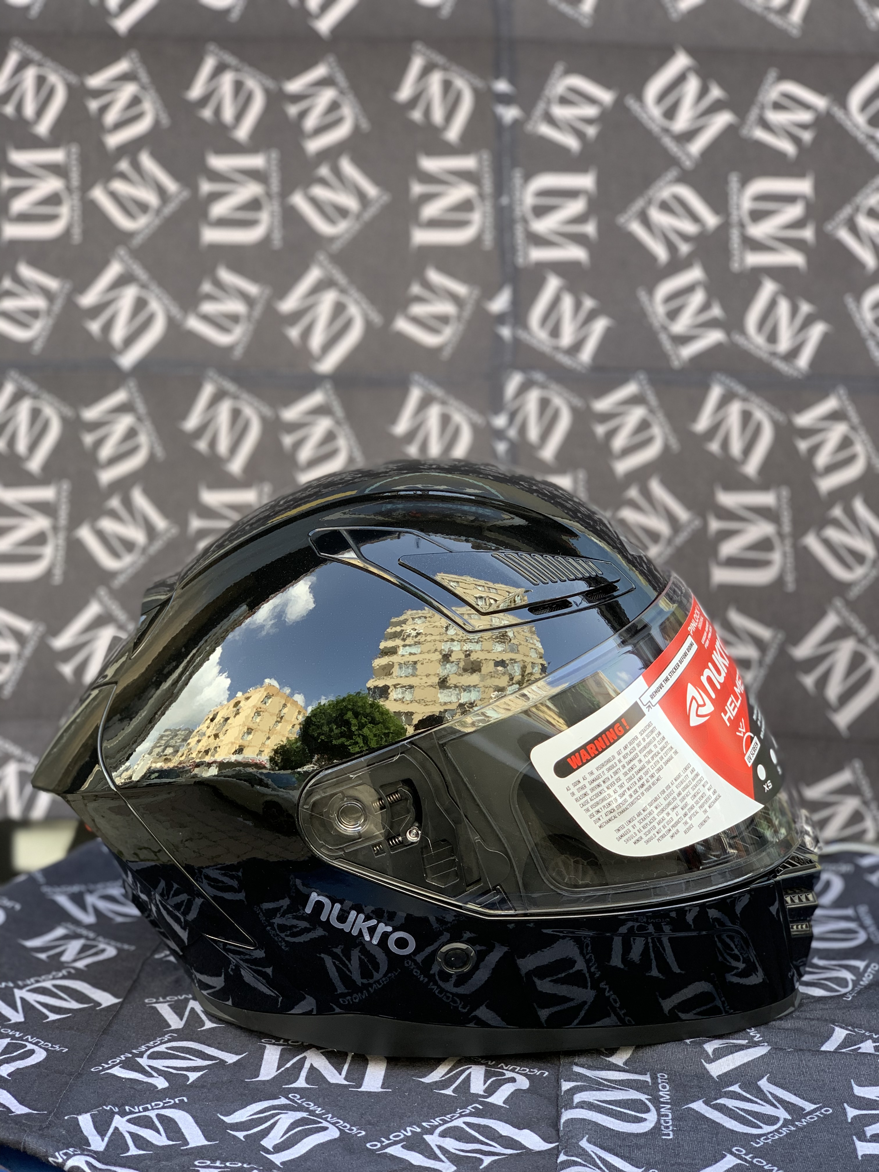 NUKROTECH YM-853 G&Uuml;NEŞ G&Ouml;ZL&Uuml;KL&Uuml; FULLFACE KASK