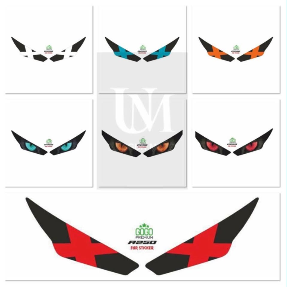RKS R250 2023-2024 UYUMLU FAR STİCKER