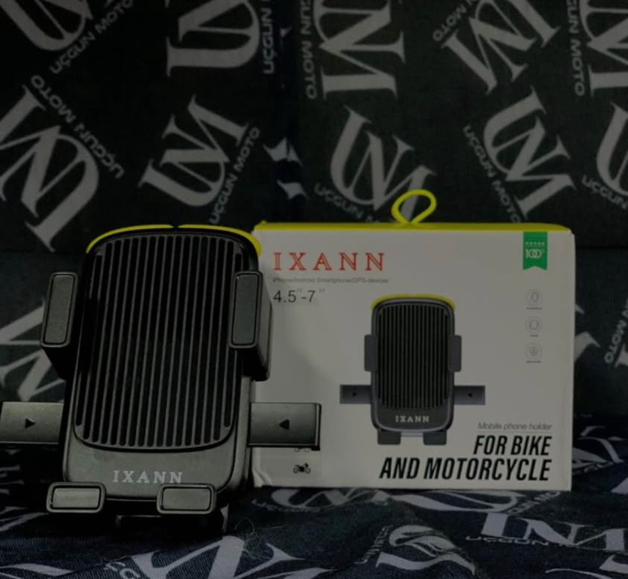 SARI KUTU GİDON BAĞLANTILI TELEFON TUTUCU 