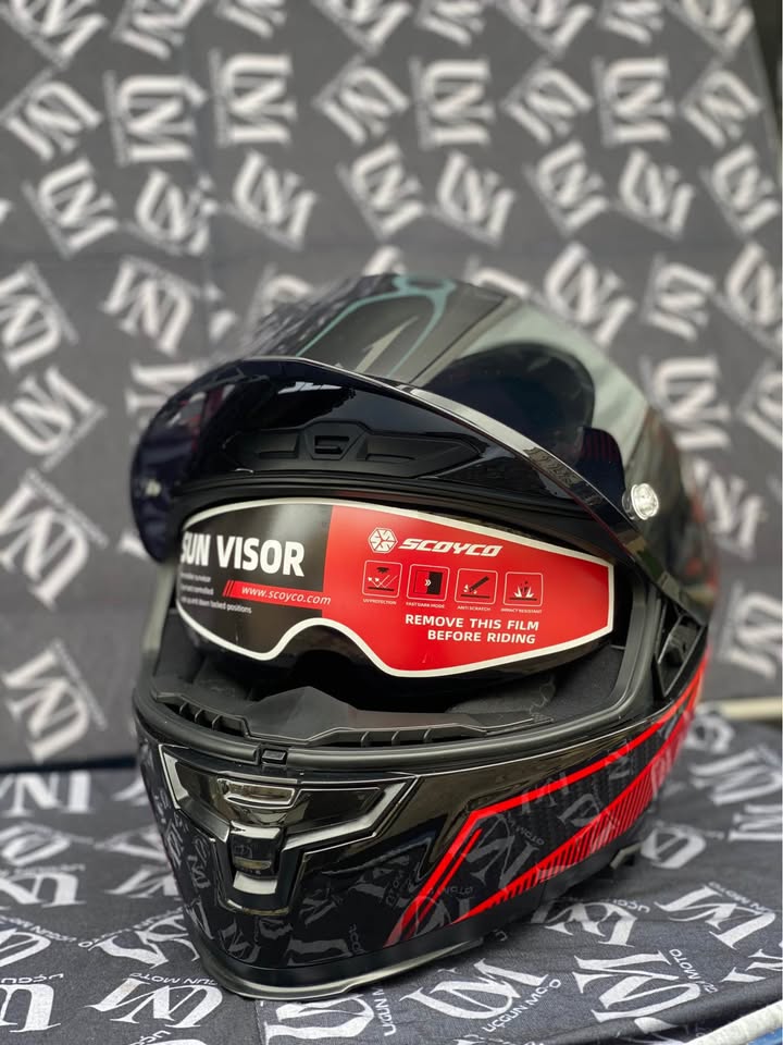 SCOYCO 871 G&Uuml;NEŞ G&Ouml;ZL&Uuml;KL&Uuml; FULFACE KASK