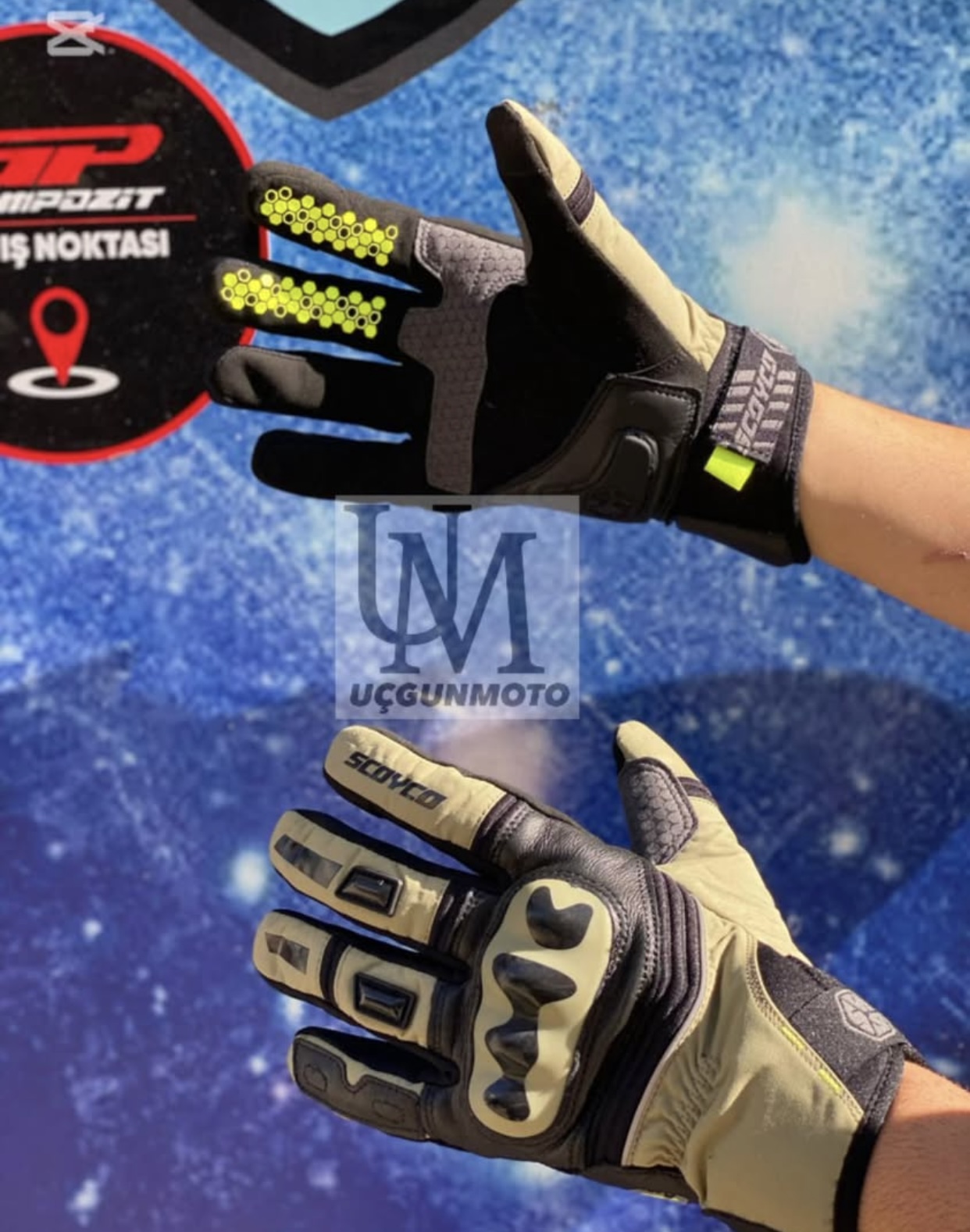 SCOYCO MC-94  KORUMALI KIŞLIK MOTORCU ELDİVENİ