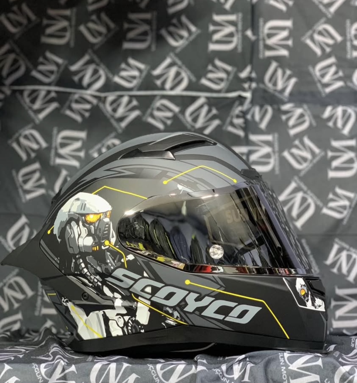 SCOYCO-871 G&Uuml;NEŞ G&Ouml;ZL&Uuml;KL&Uuml; FULLFACE KASK