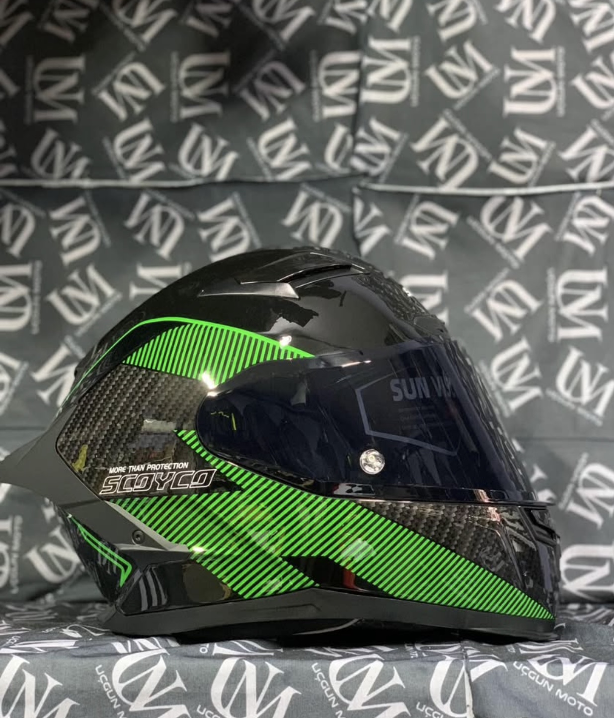 SCOYCO-871 G&Uuml;NEŞ G&Ouml;ZL&Uuml;KL&Uuml; FULLFACE KASK