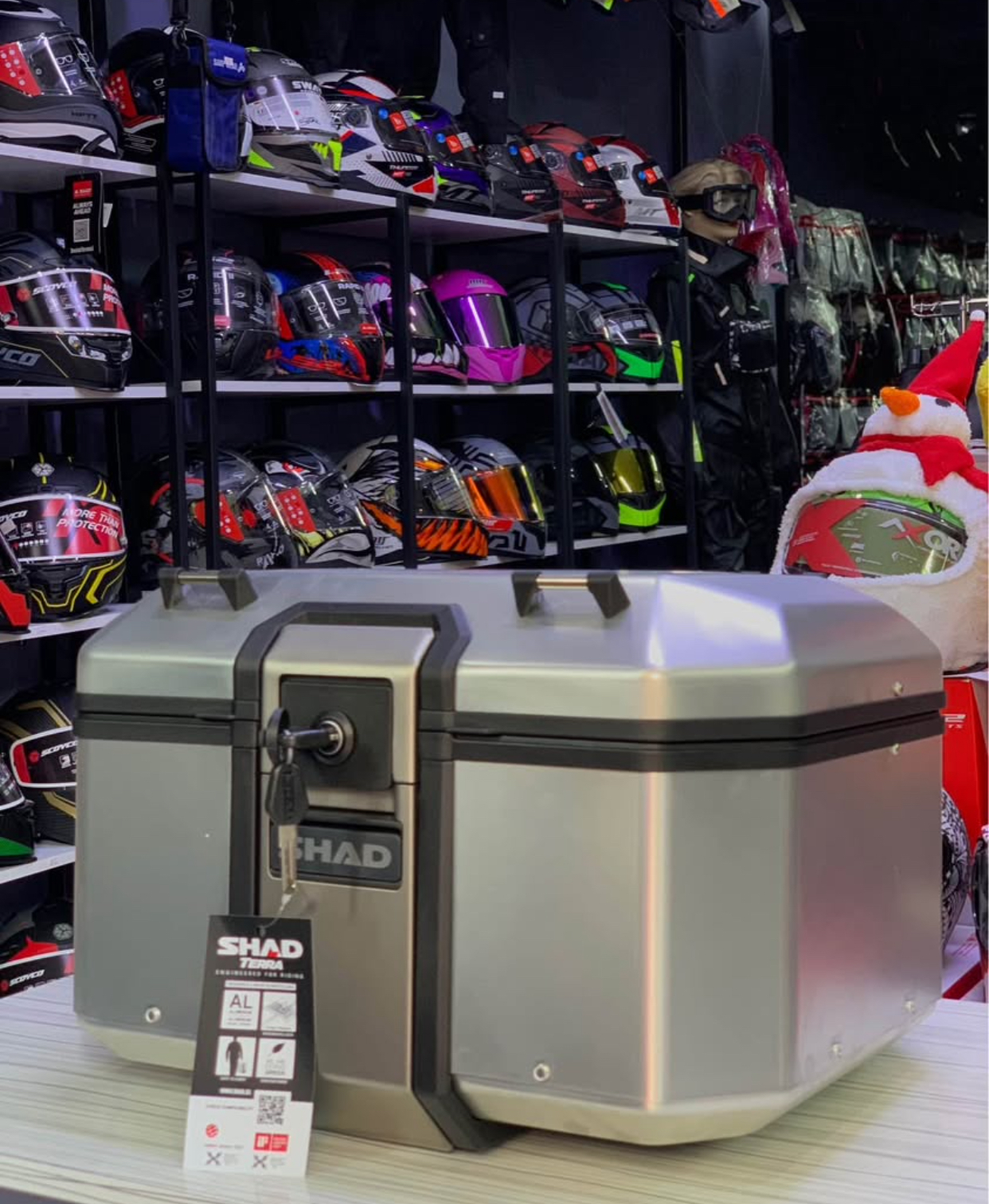 SHAD TR48 TİTANYUM MOTOSİKLET BAGAJ &Ccedil;ANTASI