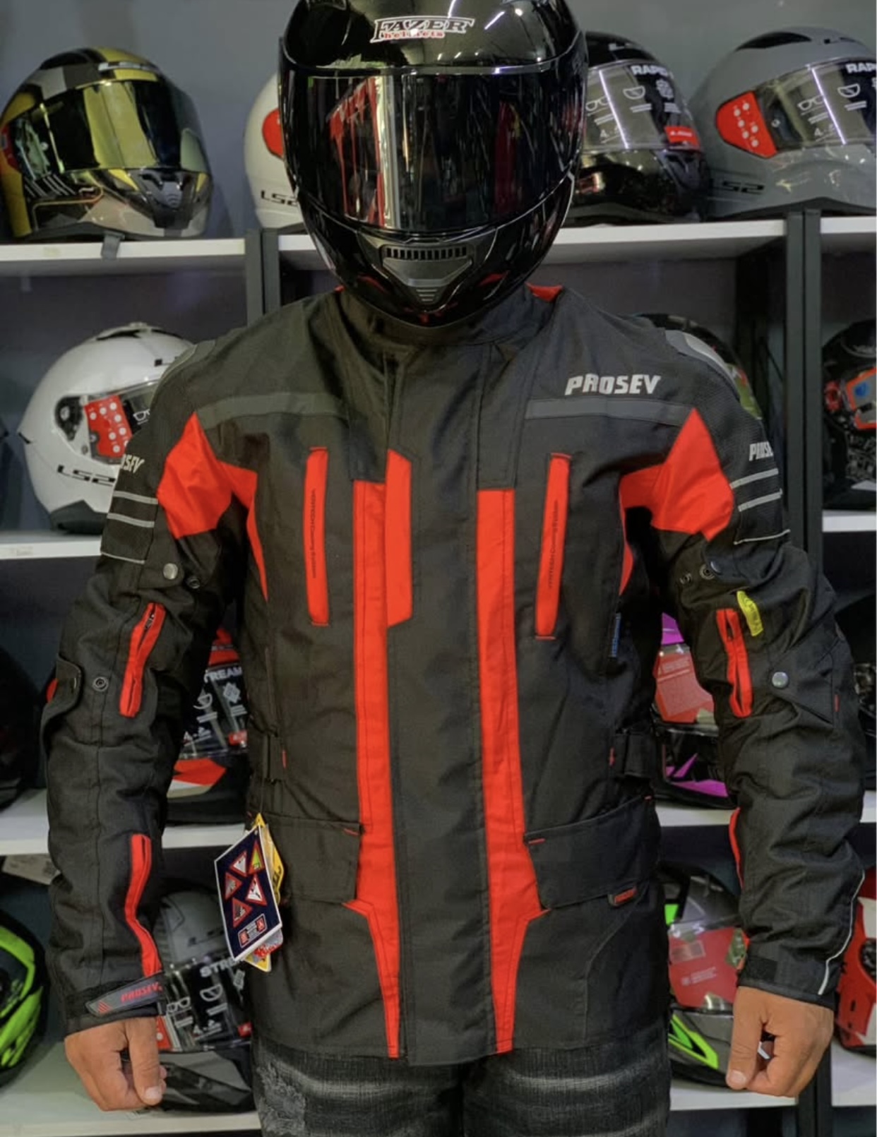 SIFIR PROSEV 4 MEVSİM FULL KORUMA MOTORCU MONTU 