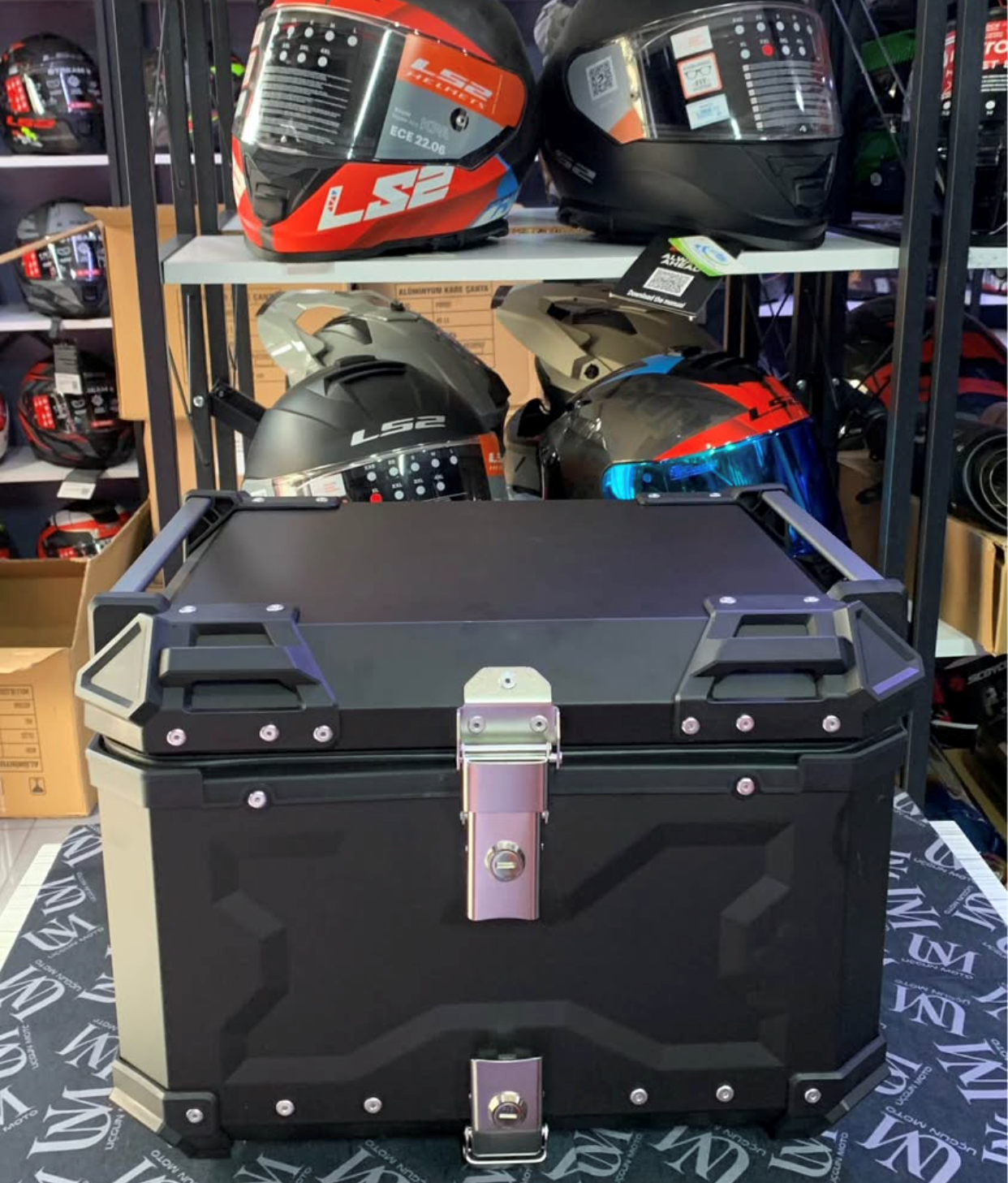 TEX ARKA BAGAJ &Ccedil;ANTASI 55 LİTRE AL&Uuml;MİNYUM