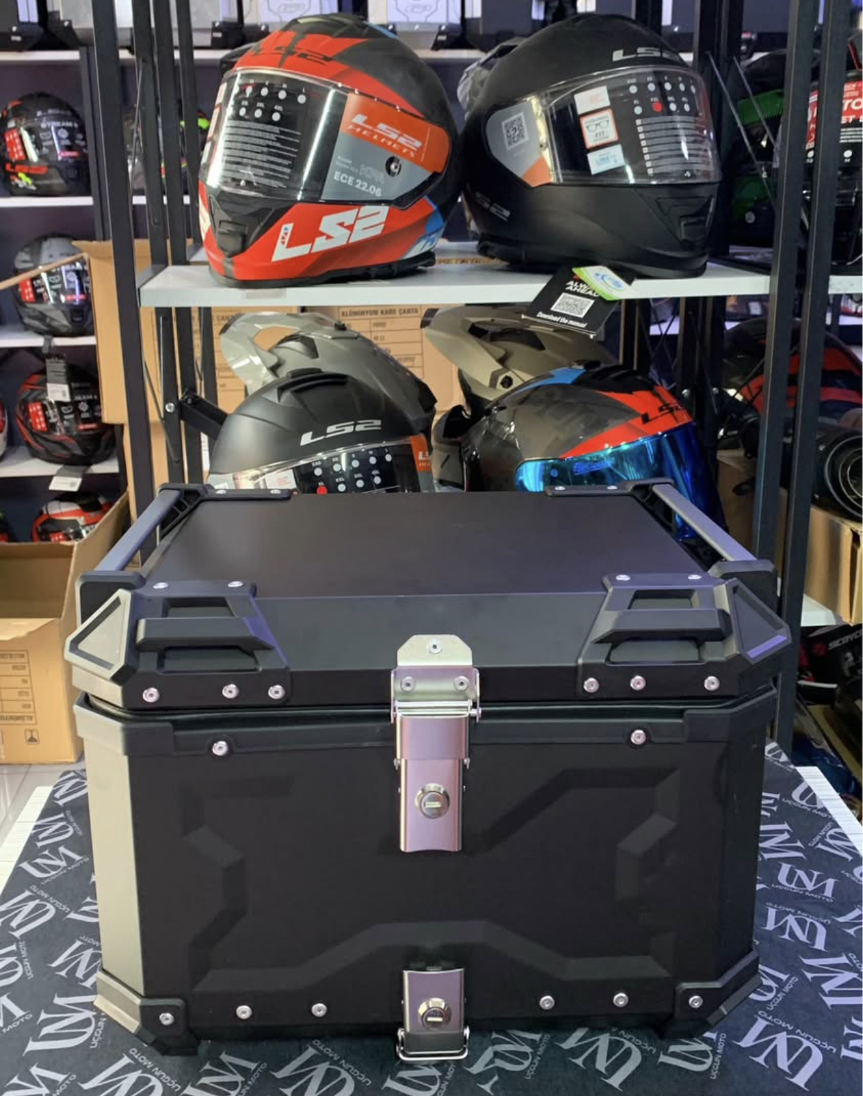 TEX ARKA BAGAJ &Ccedil;ANTASI 55 LİTRE AL&Uuml;MİNYUM