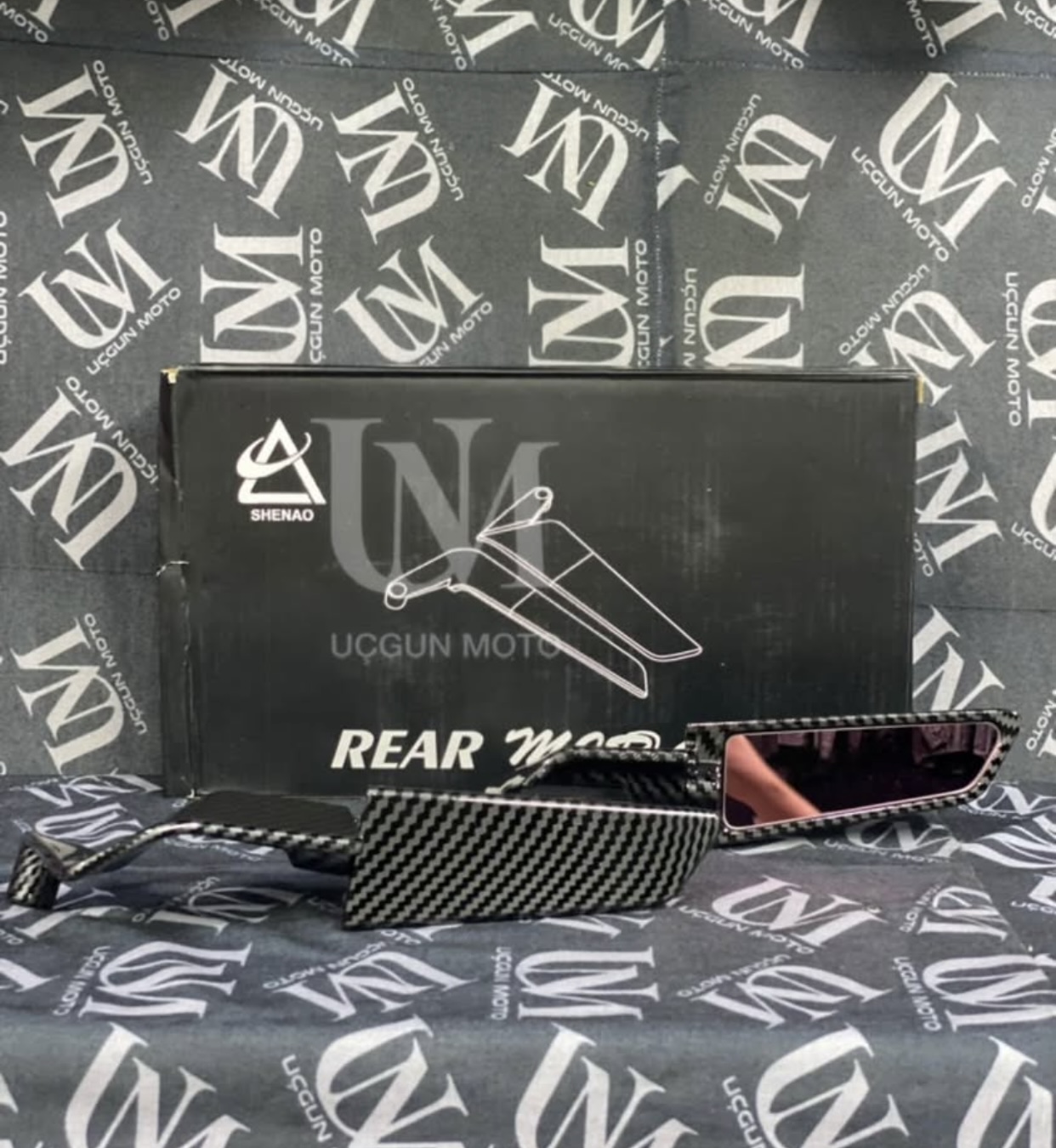 UNİVERSAL H2 KARBON KANAT AYNA 