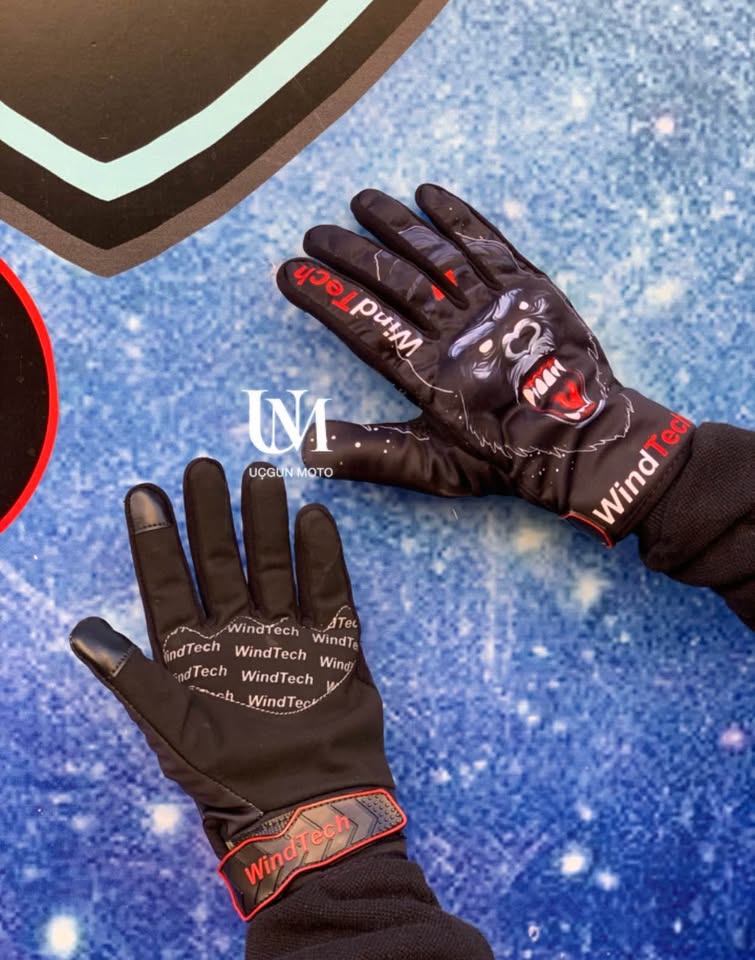 WINDTECH SHOFTSHELL KORUMALI MOTORCU ELDİVENİ